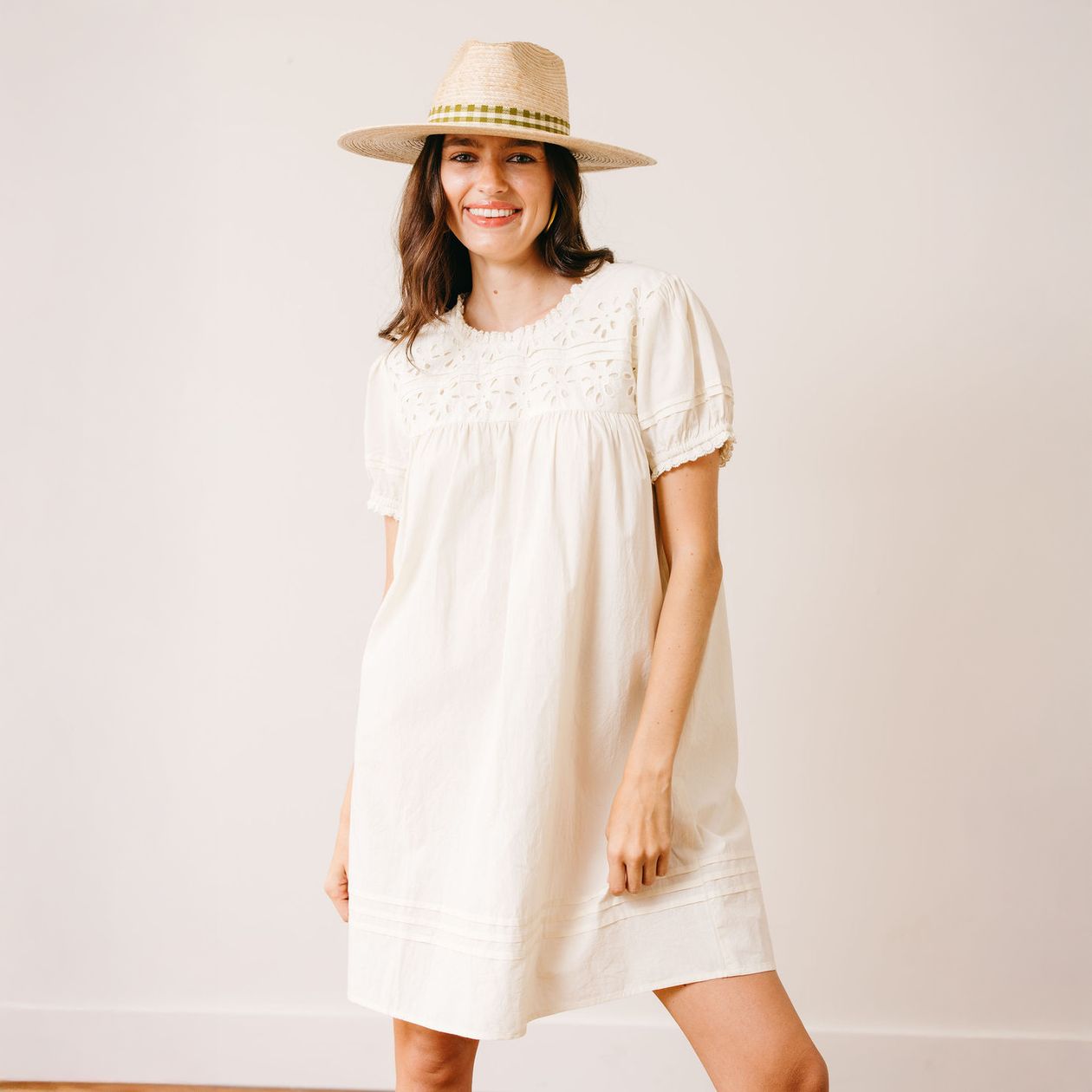 Ivory Eyelet Penny Dress