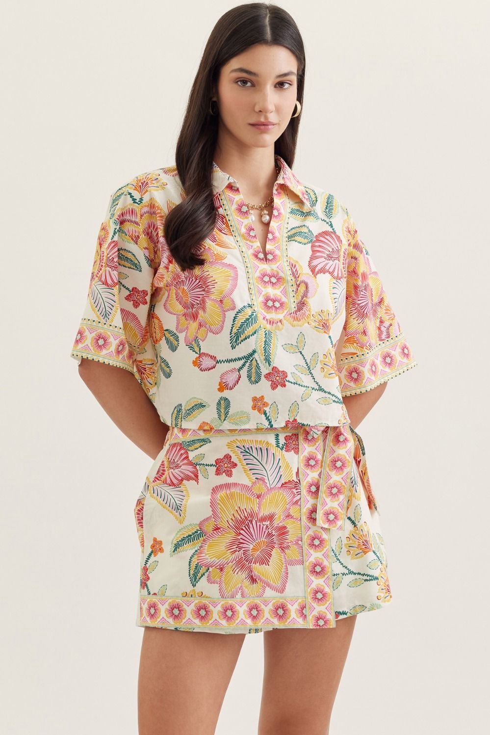 Zara Floral Top