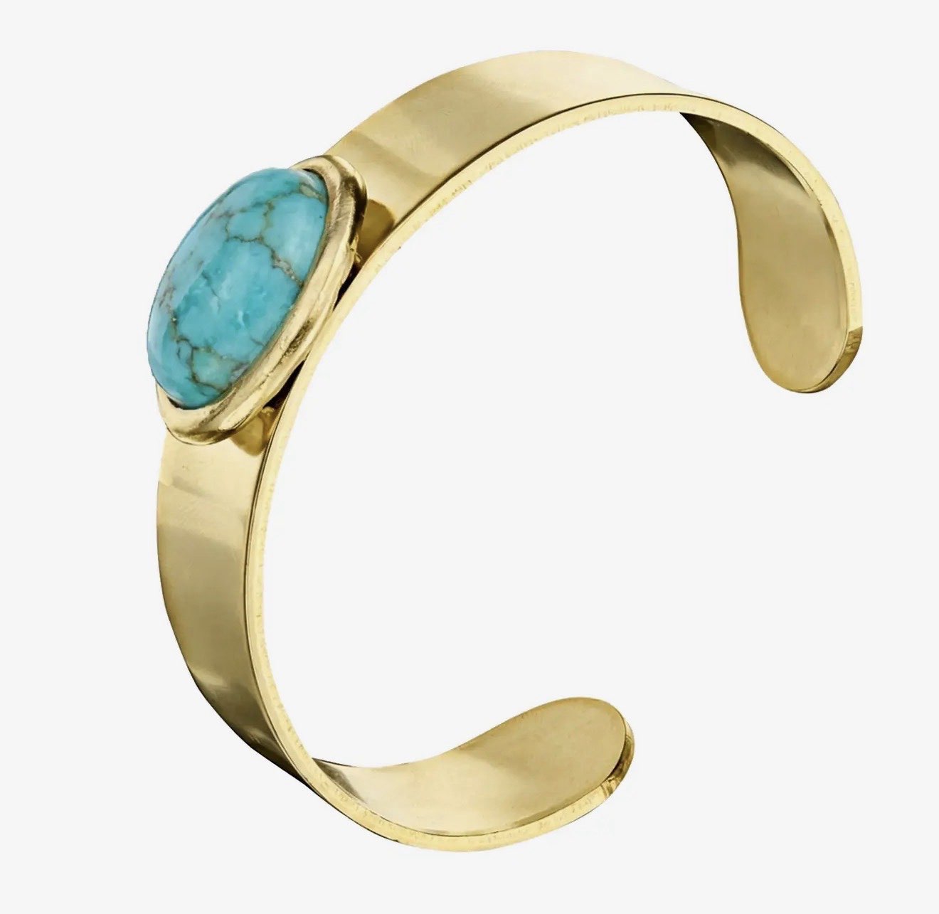 Turquoise Oval Cuff