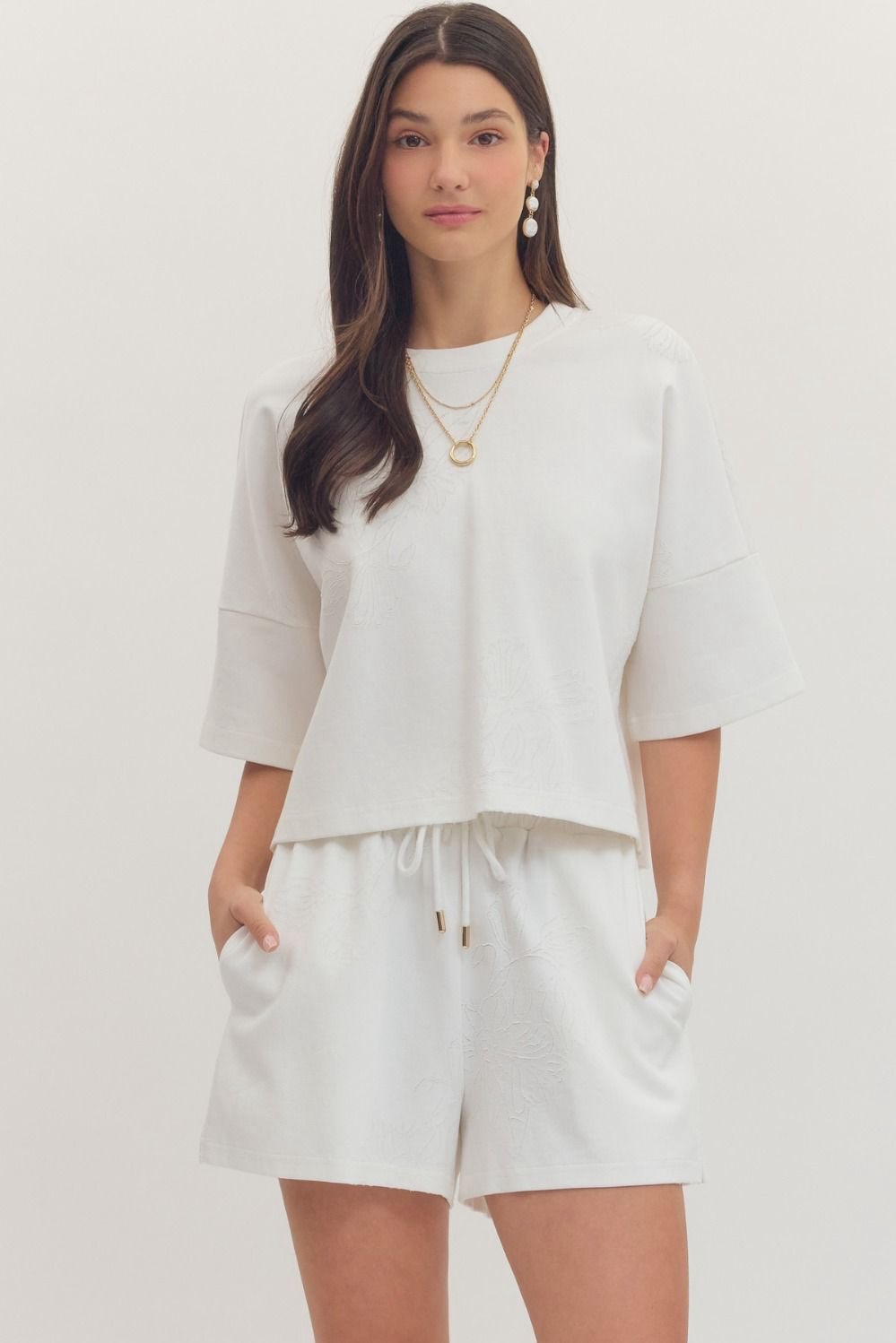 White Petal Top