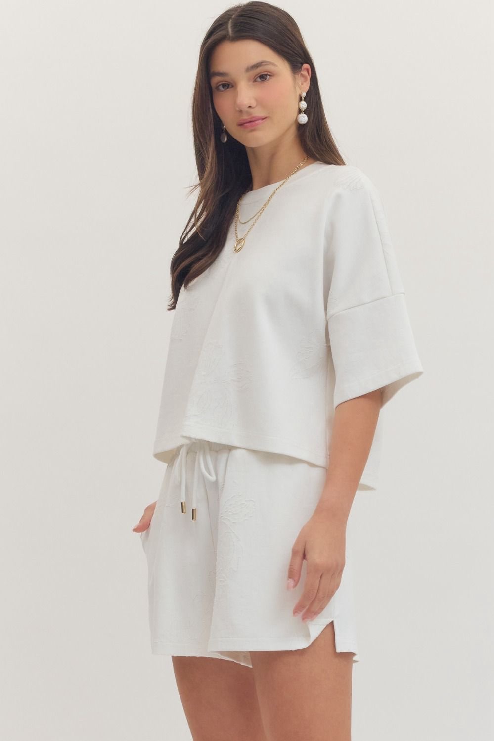 White Petal Top