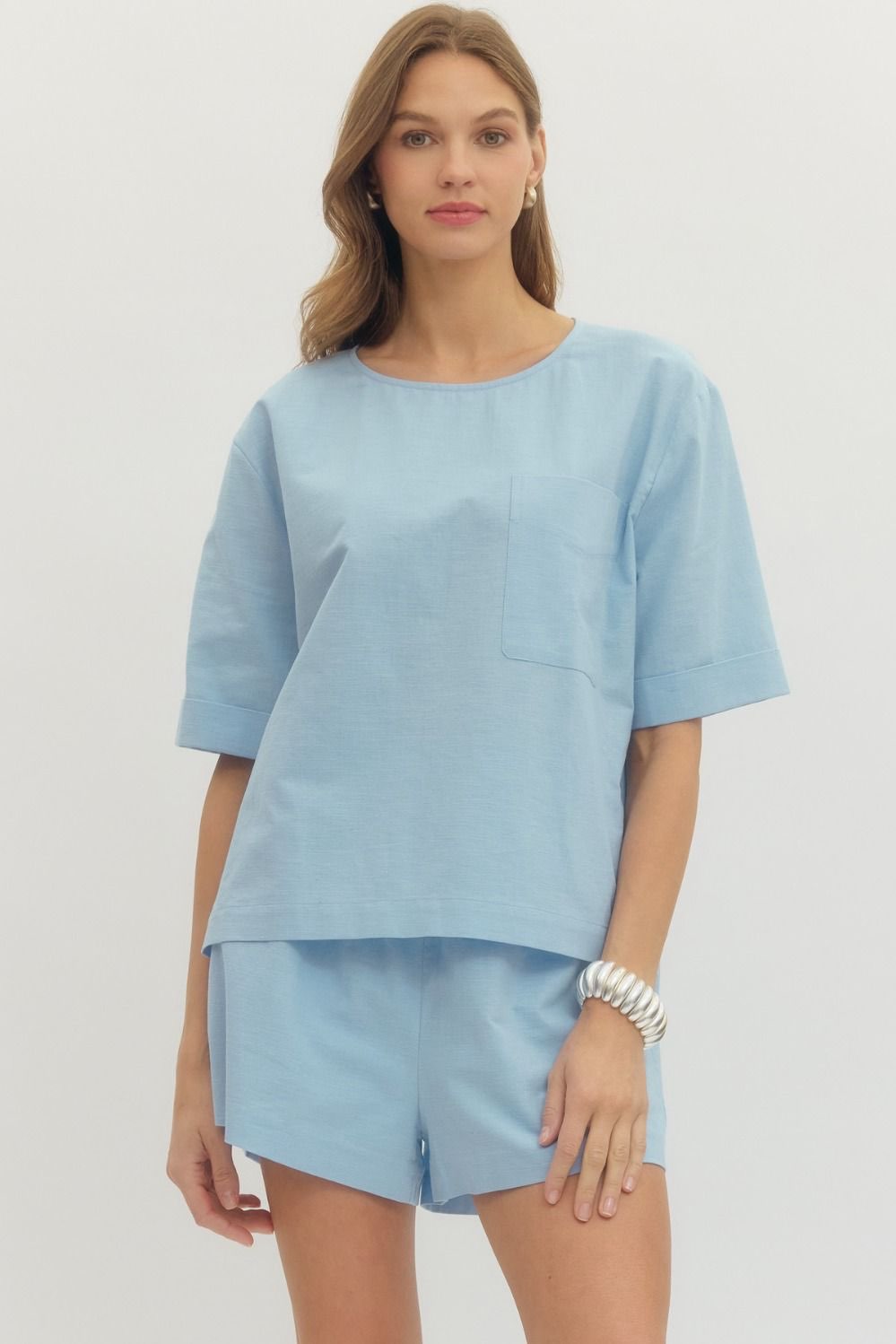 Light Blue Top