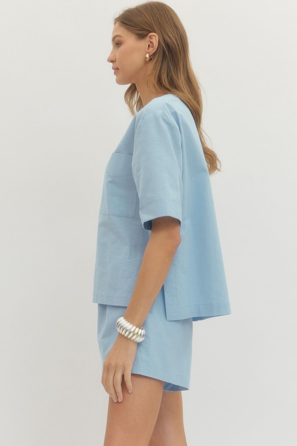 Light Blue Top