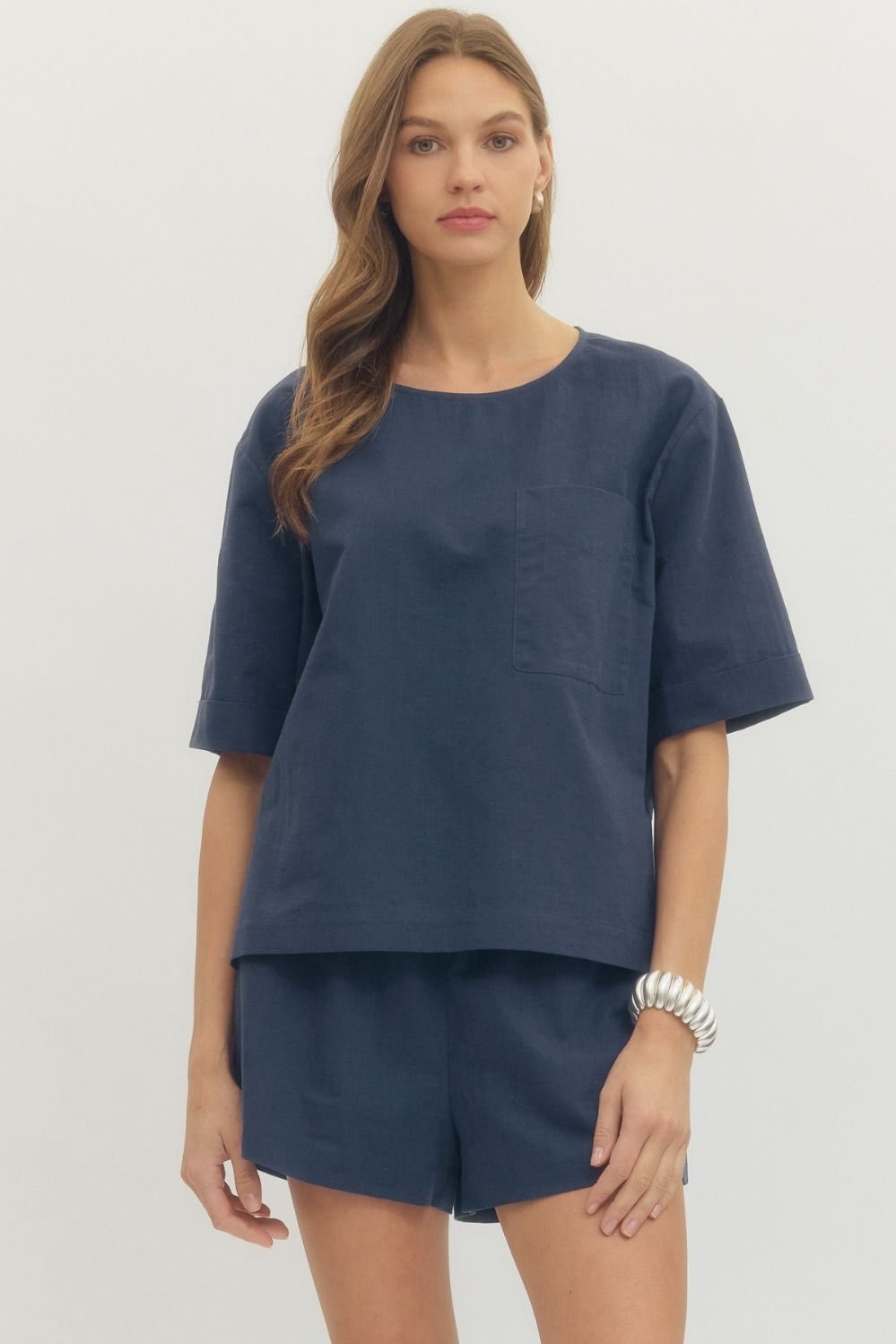 Navy Top