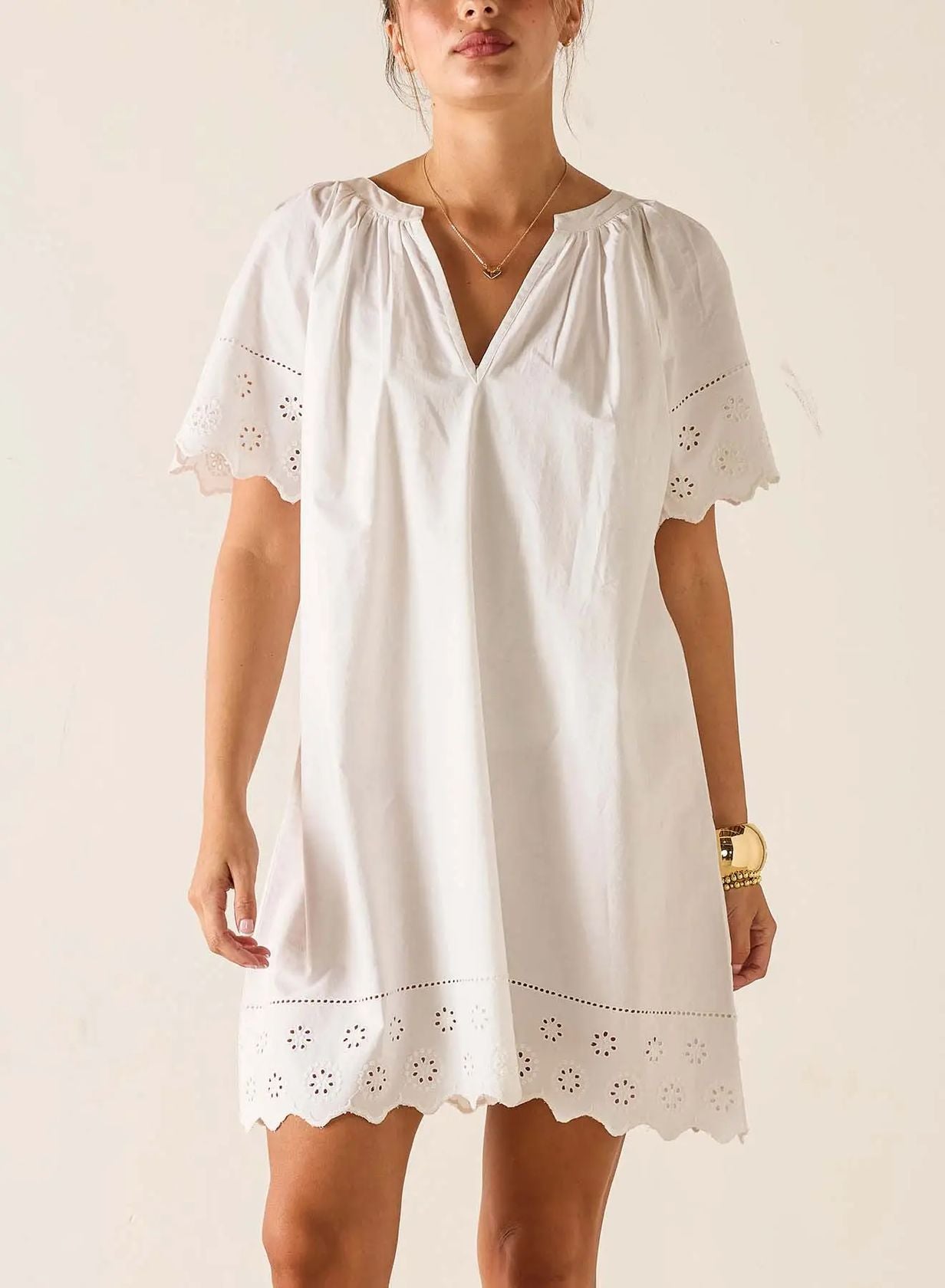 White Daisy Dress
