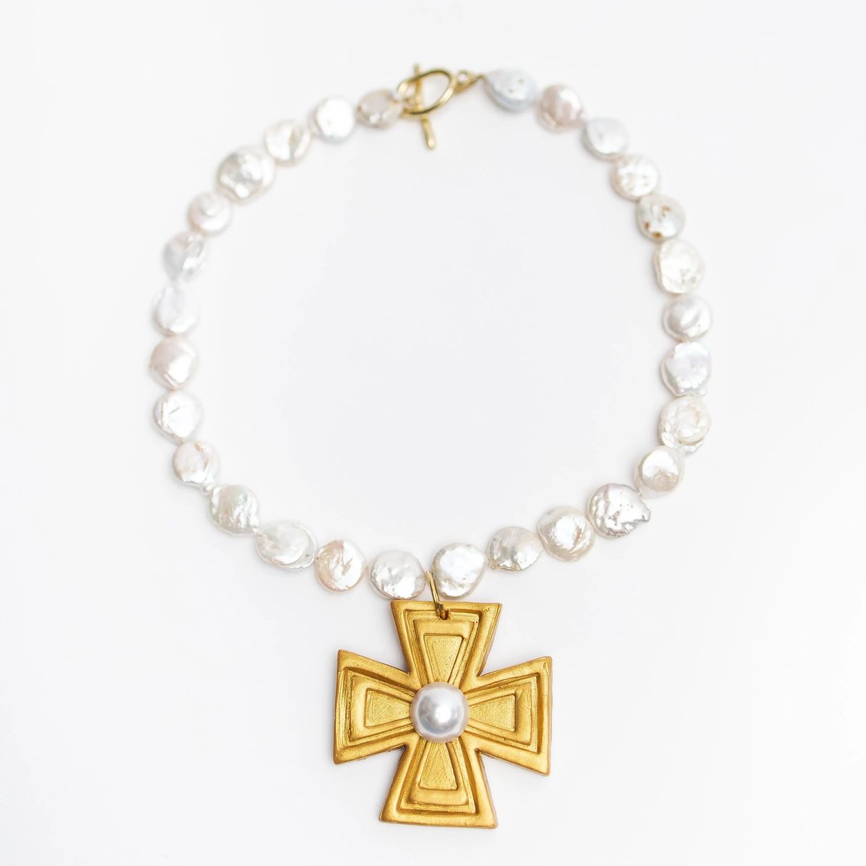 Mother of Pearl W/ Pearl Anna Cross