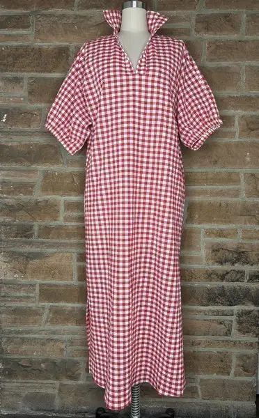 Blakely Red Gingham Dress