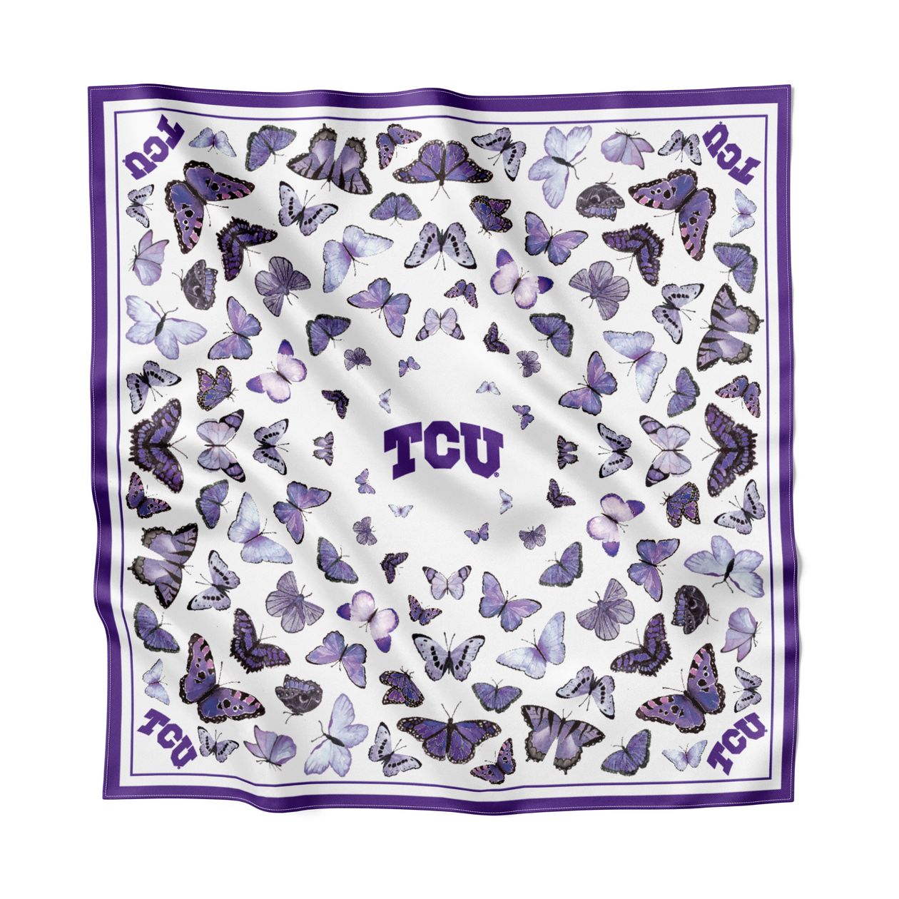 Tcu Square Silk Scarf - Pre Order