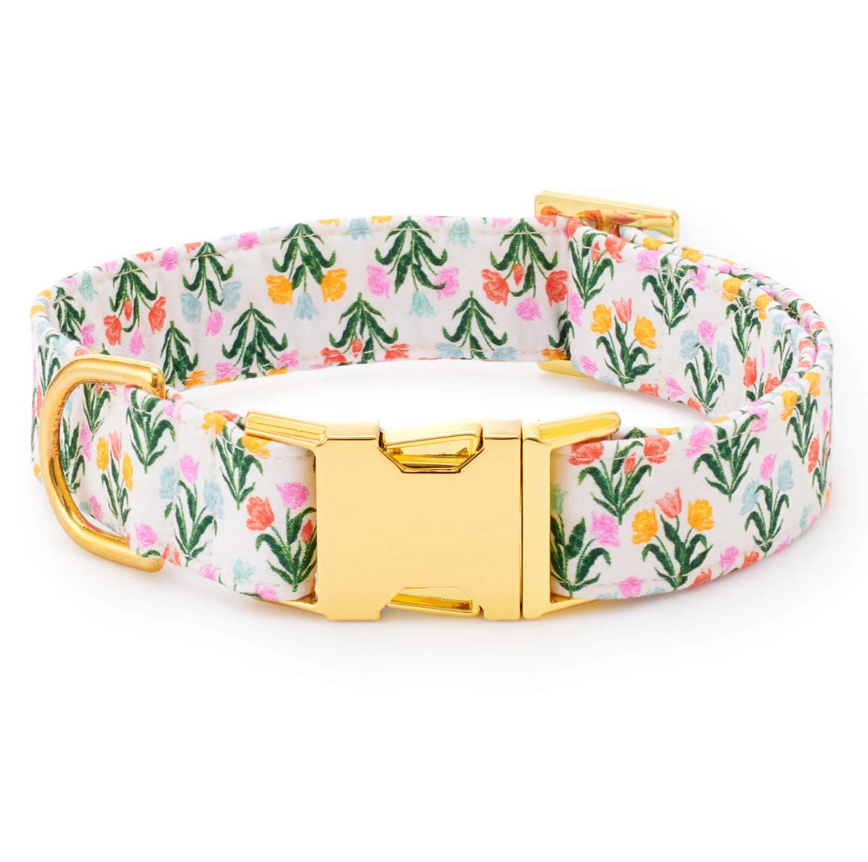 Tulips Spring Dog Collar