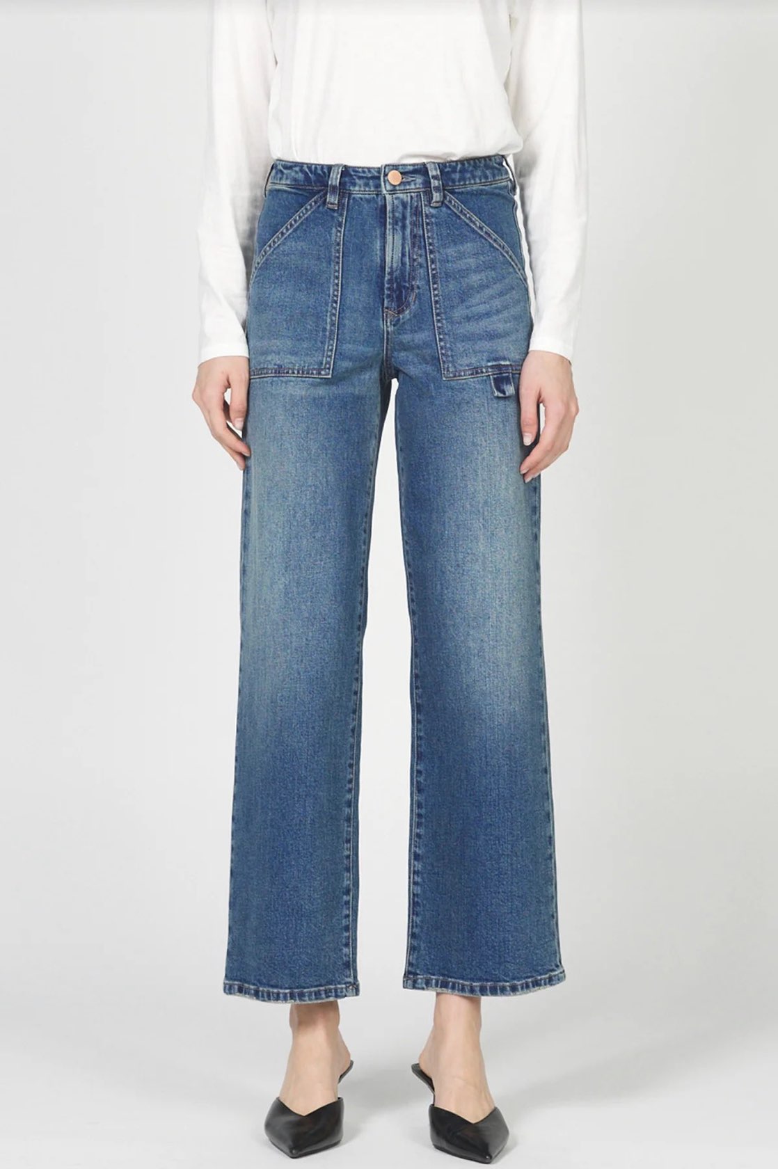 Holly High Rise Jeans-Moon Glow