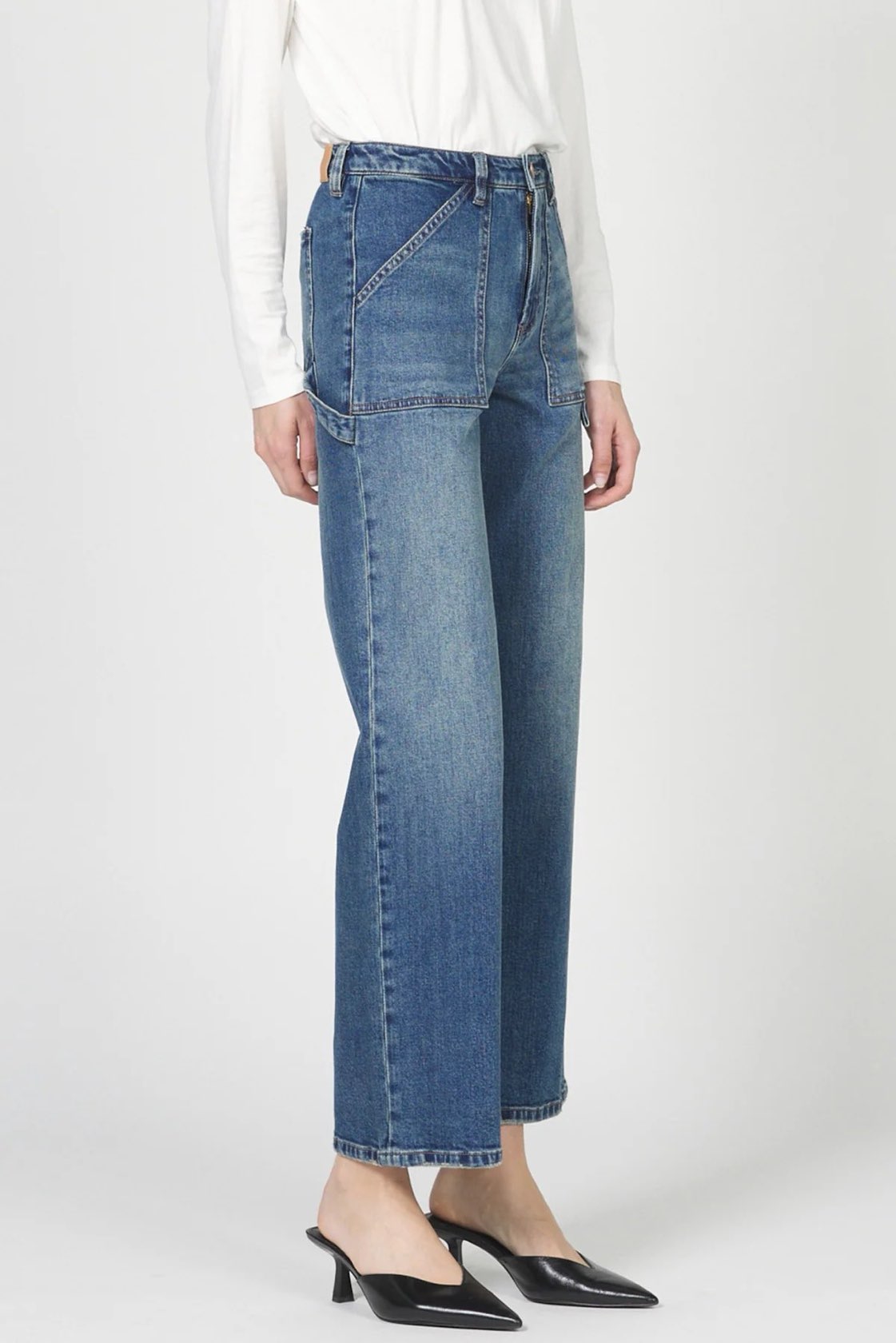 Holly High Rise Jeans-Moon Glow