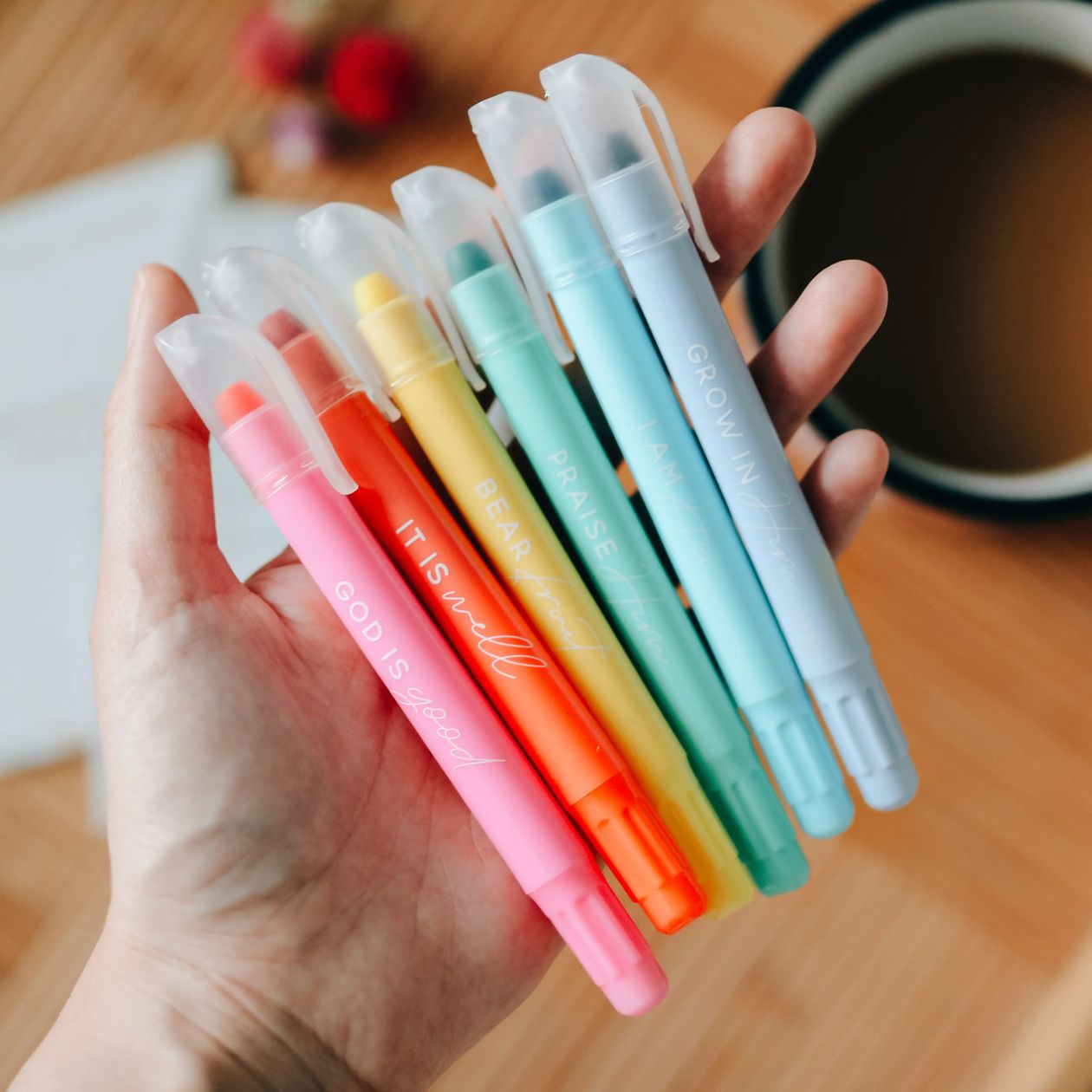 Stationary Pastel Bible Highlighter Set