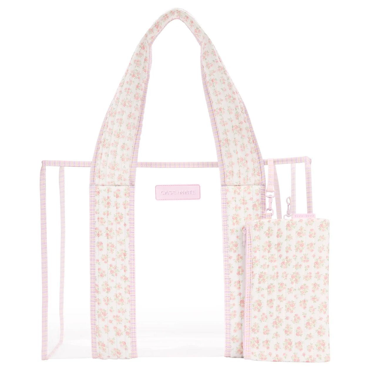 Quilted Ditsy Floral Jelly Tote Bag