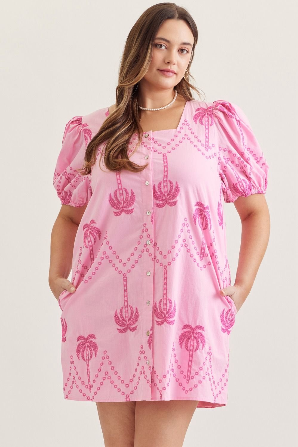 Thea Square Neck Dress