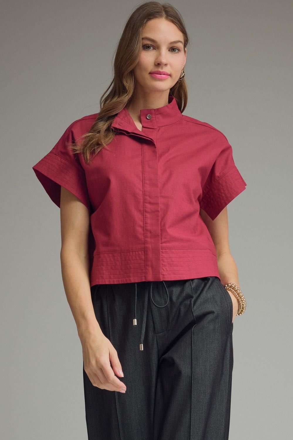 Maroon Mara Top