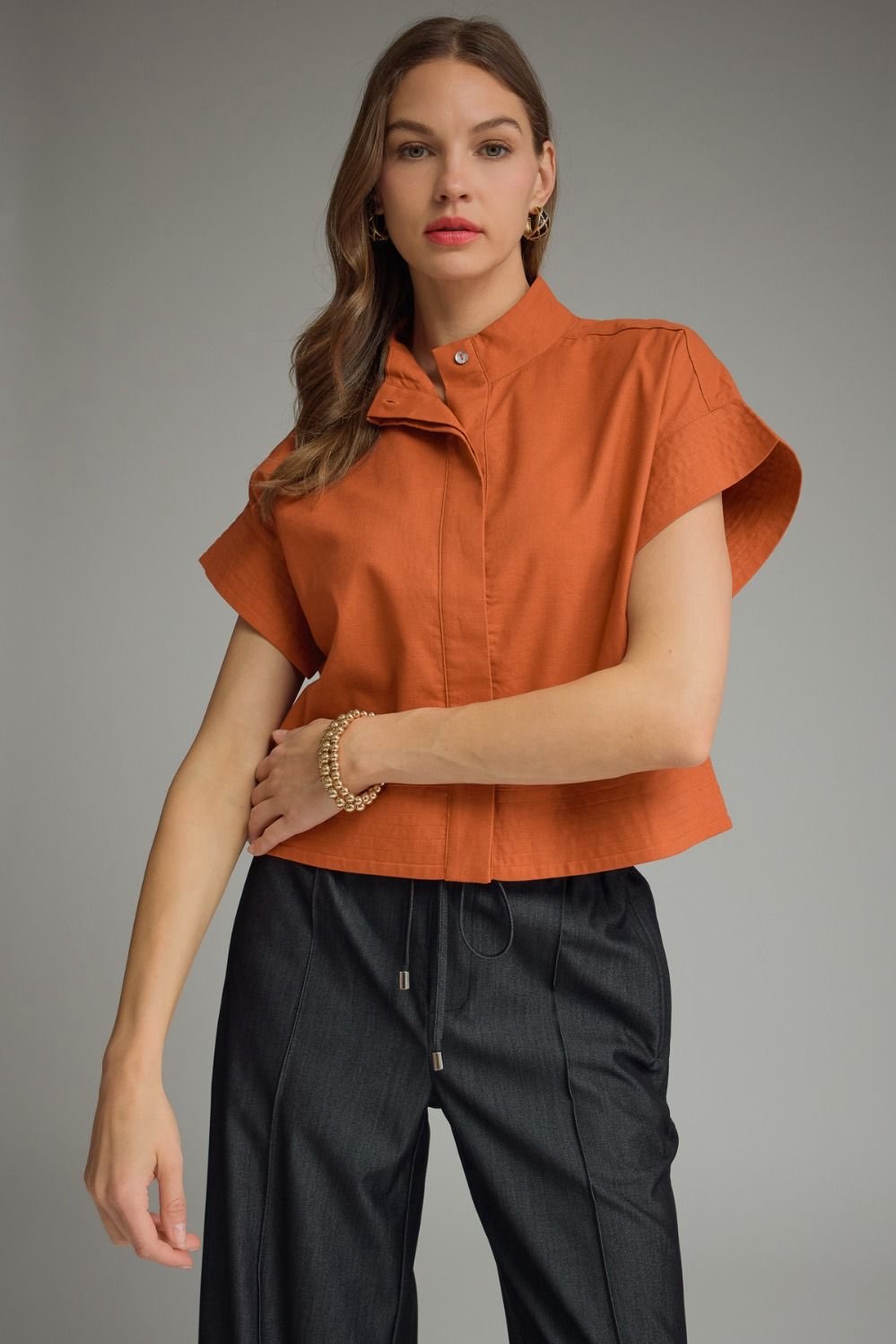 Burnt Orange Mara Top