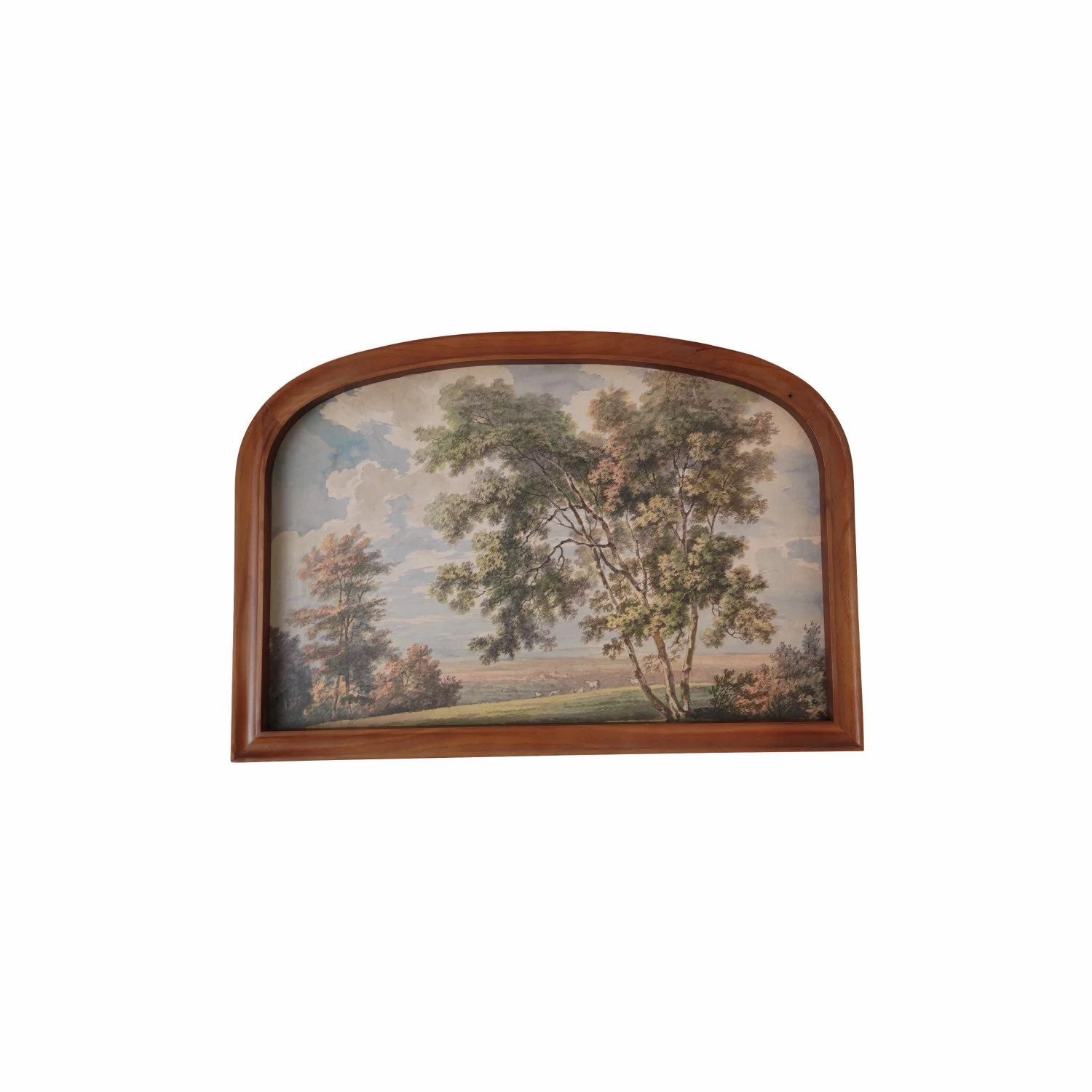 Wood Arched Framed Art