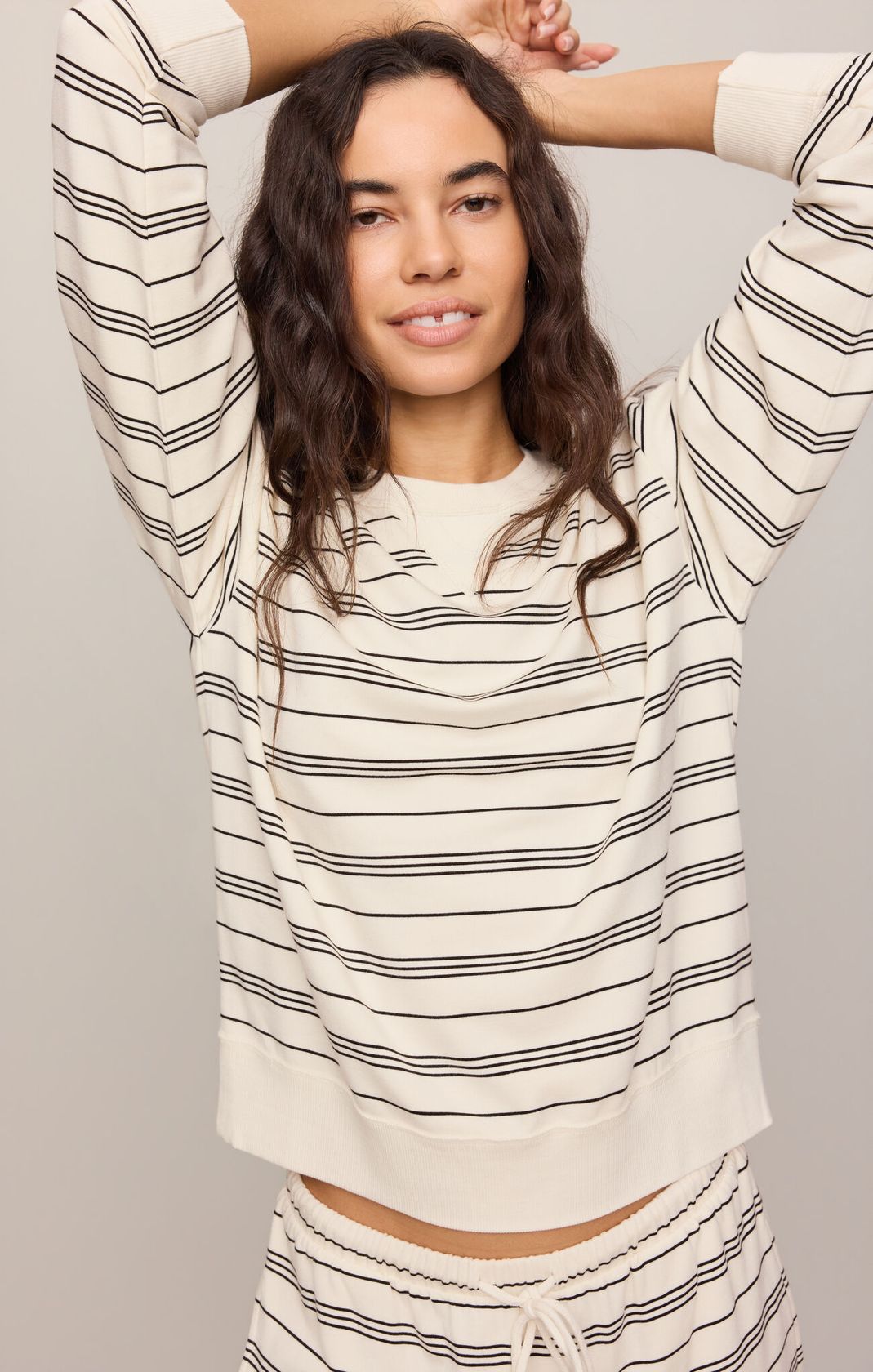 Stand Out Striped Sweatshirt