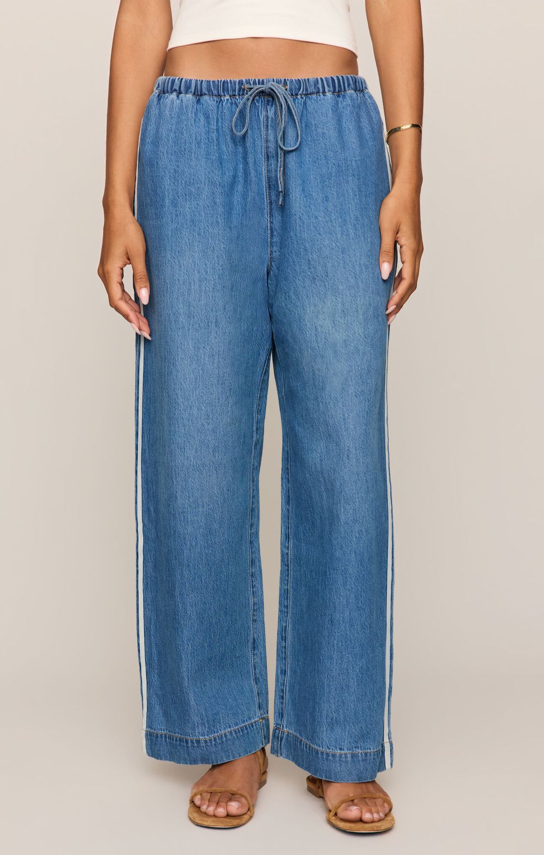 Dreamstate Sidelines Denim Track Pant