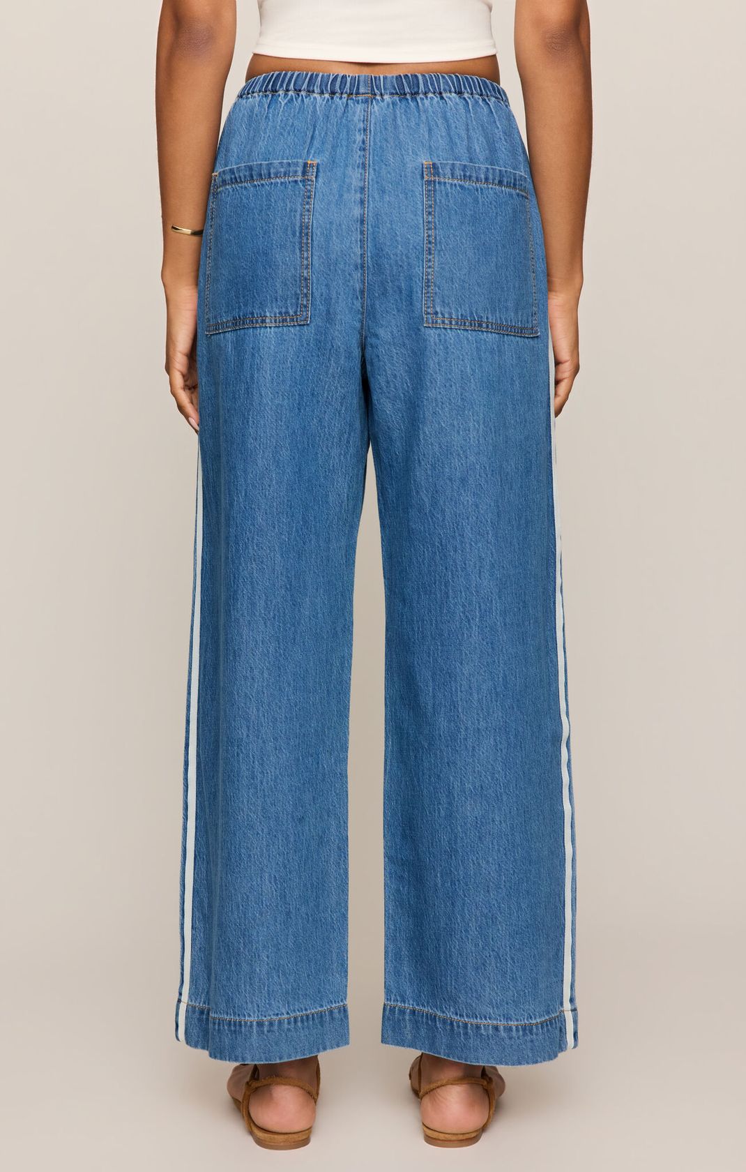 Dreamstate Sidelines Denim Track Pant