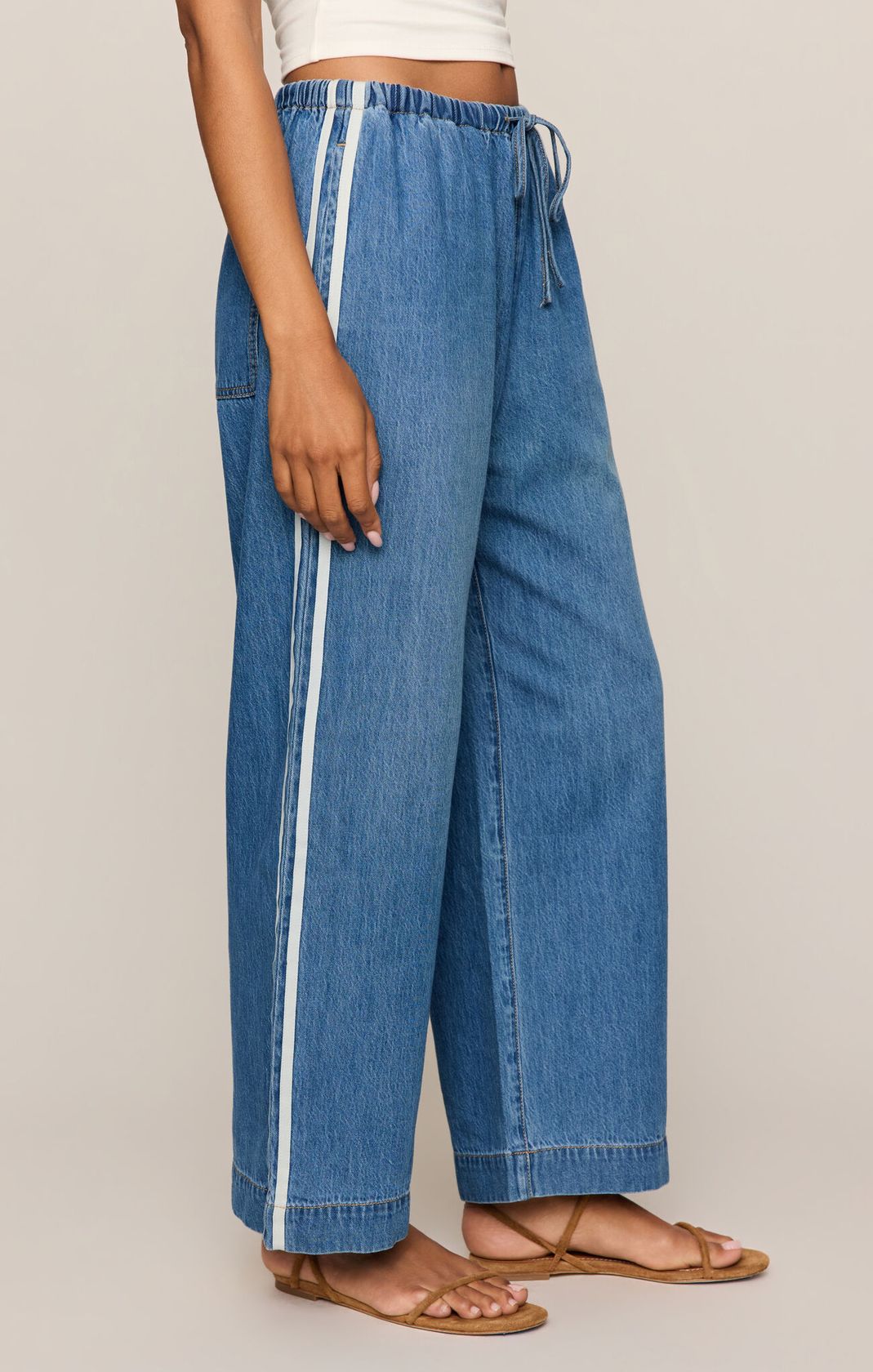 Dreamstate Sidelines Denim Track Pant