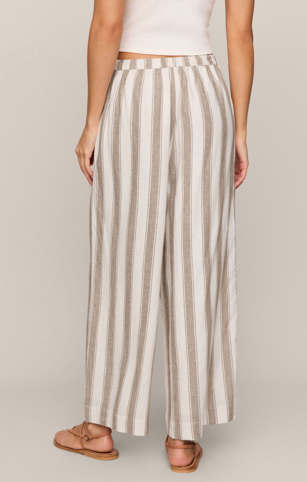 Light Toffee Perfect Striped Pant