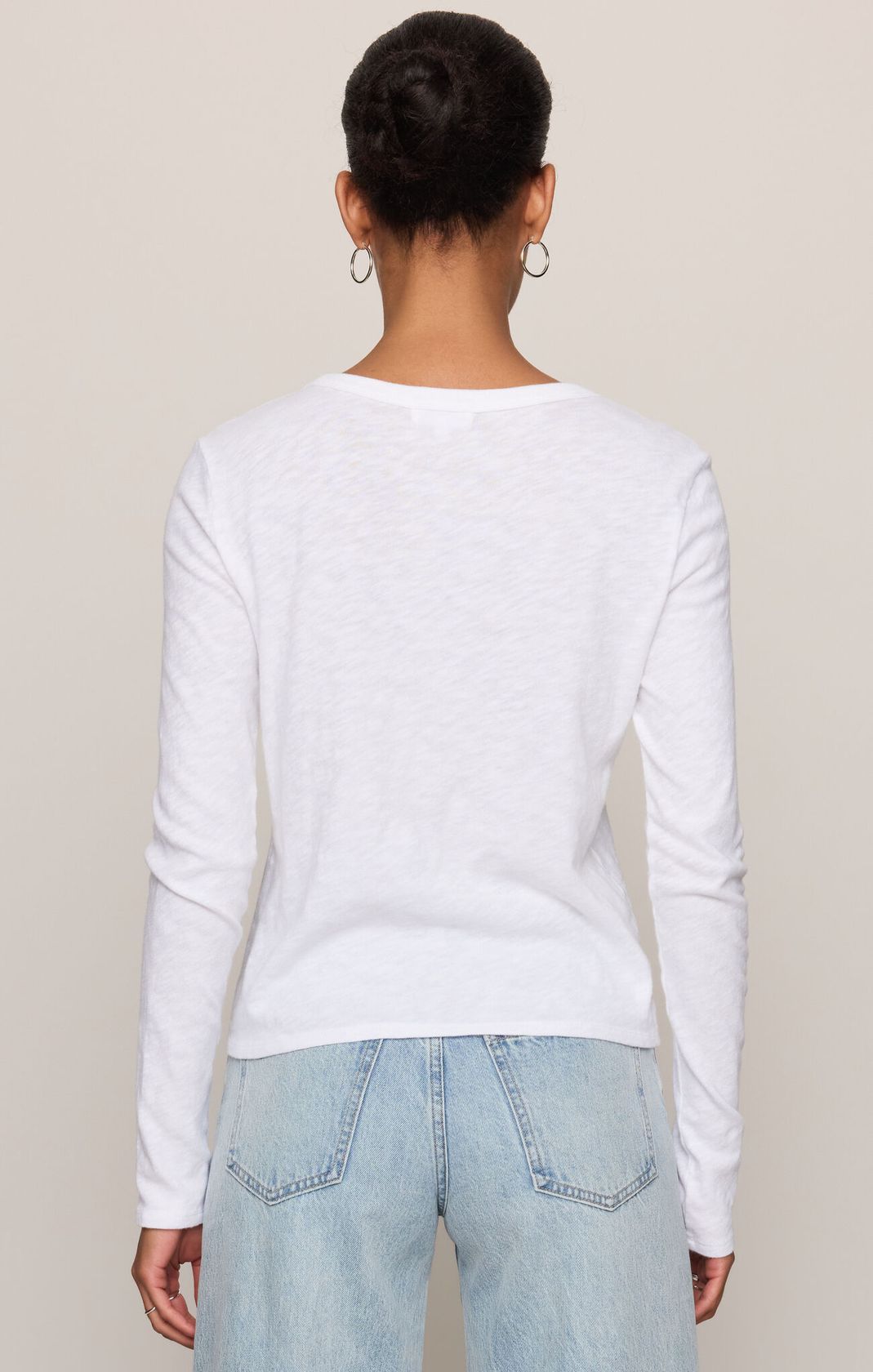 White Junie Long Sleeve