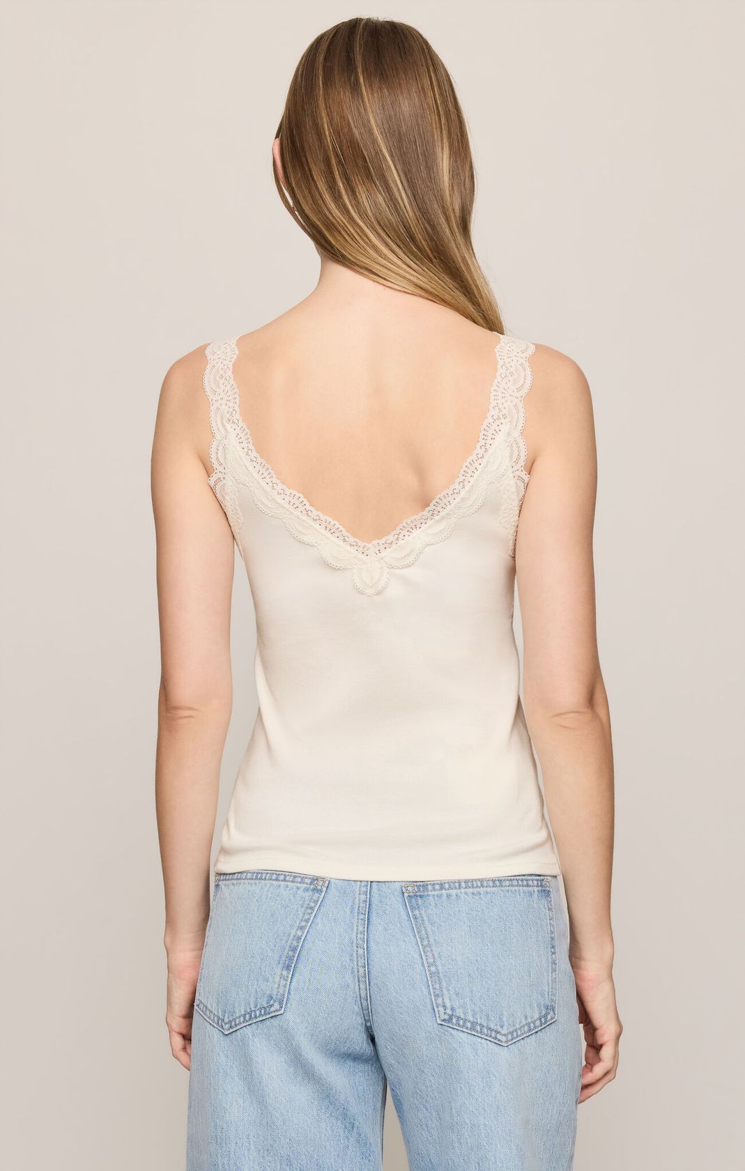 Sandstone Eve Lace Tank