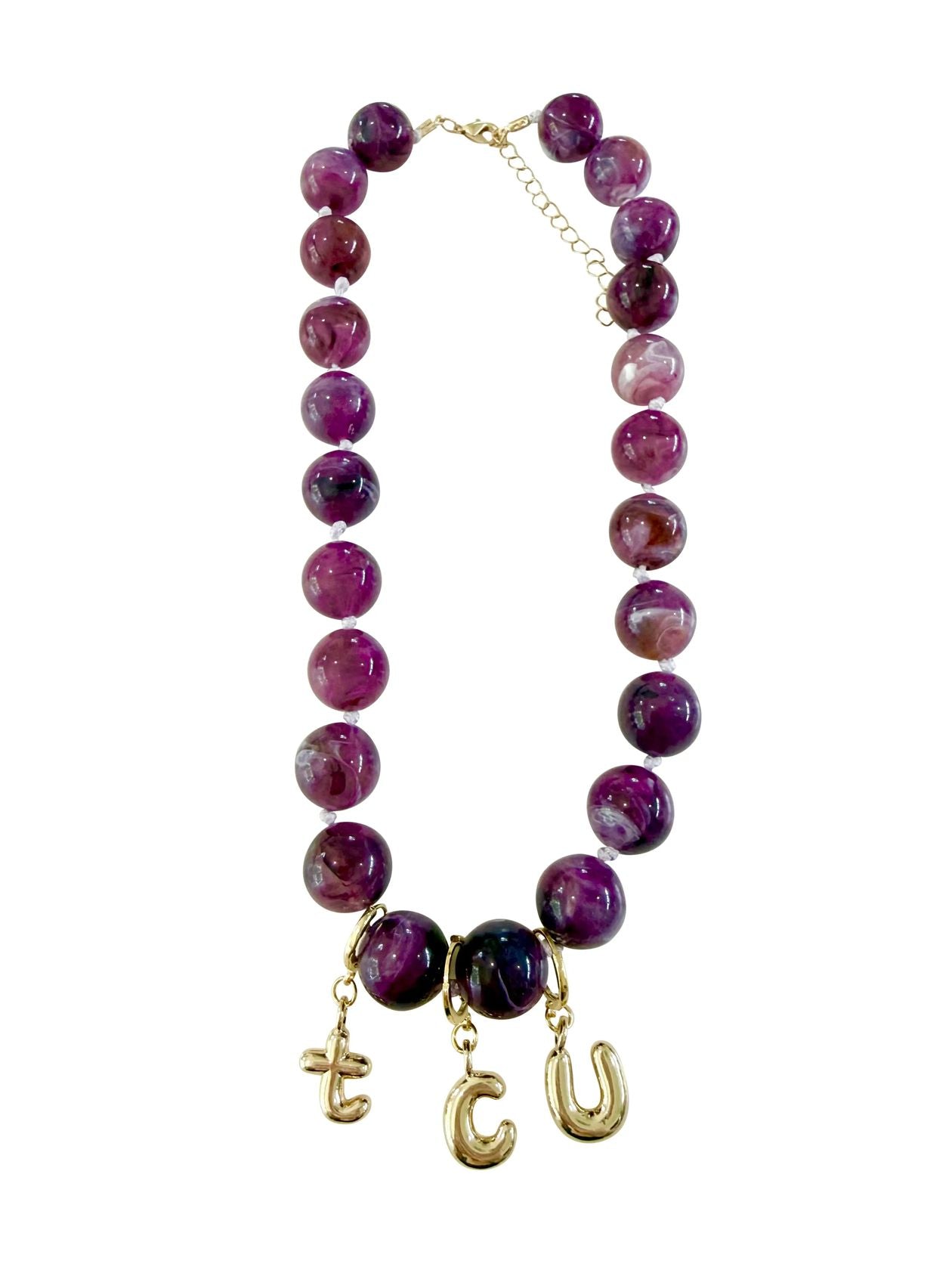 TCU Beaded Necklace