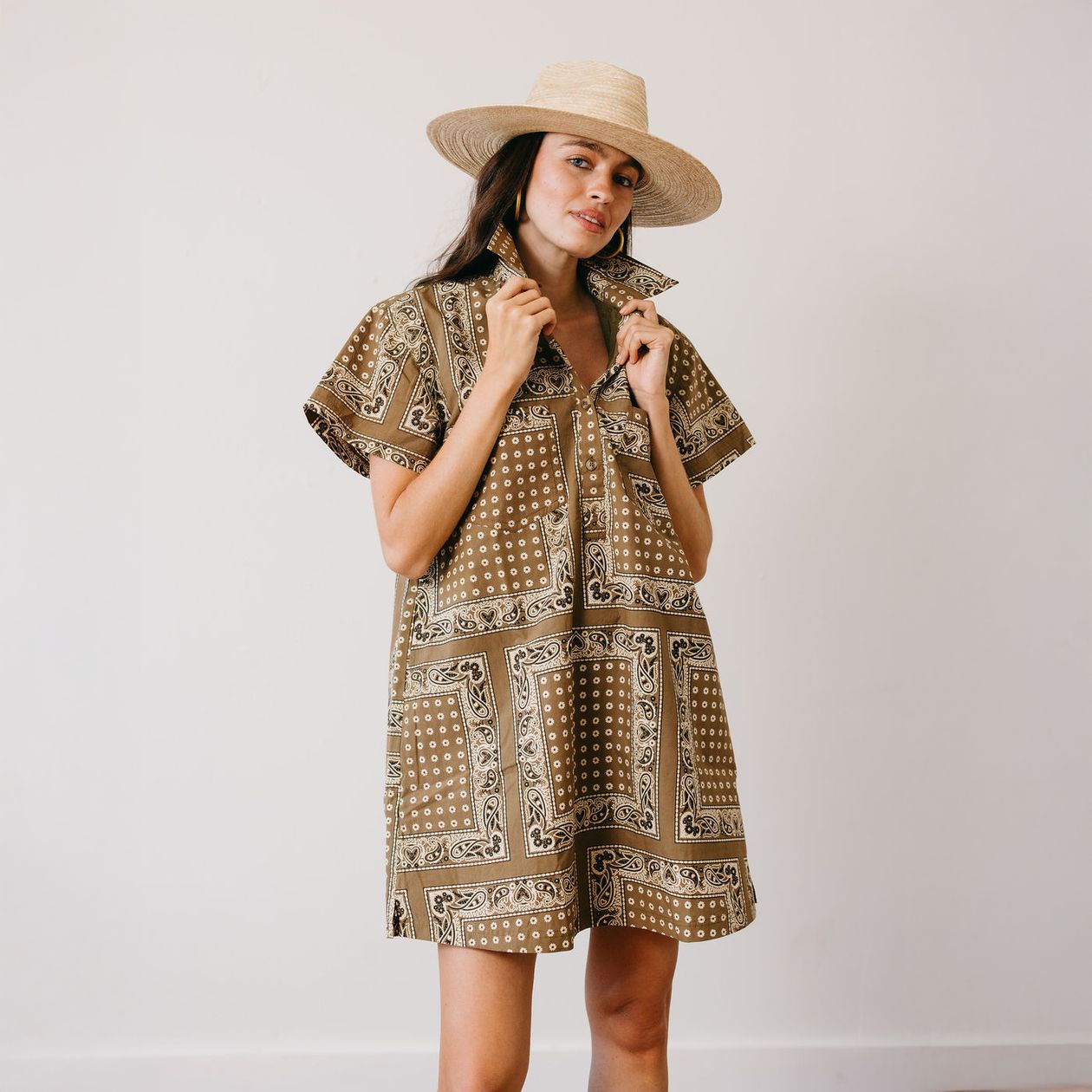 Bandana Getaway Mini Dress