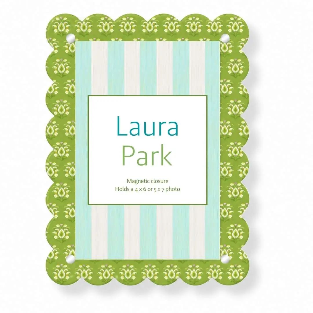 Rosemary Meadow Scalloped Picture Frame