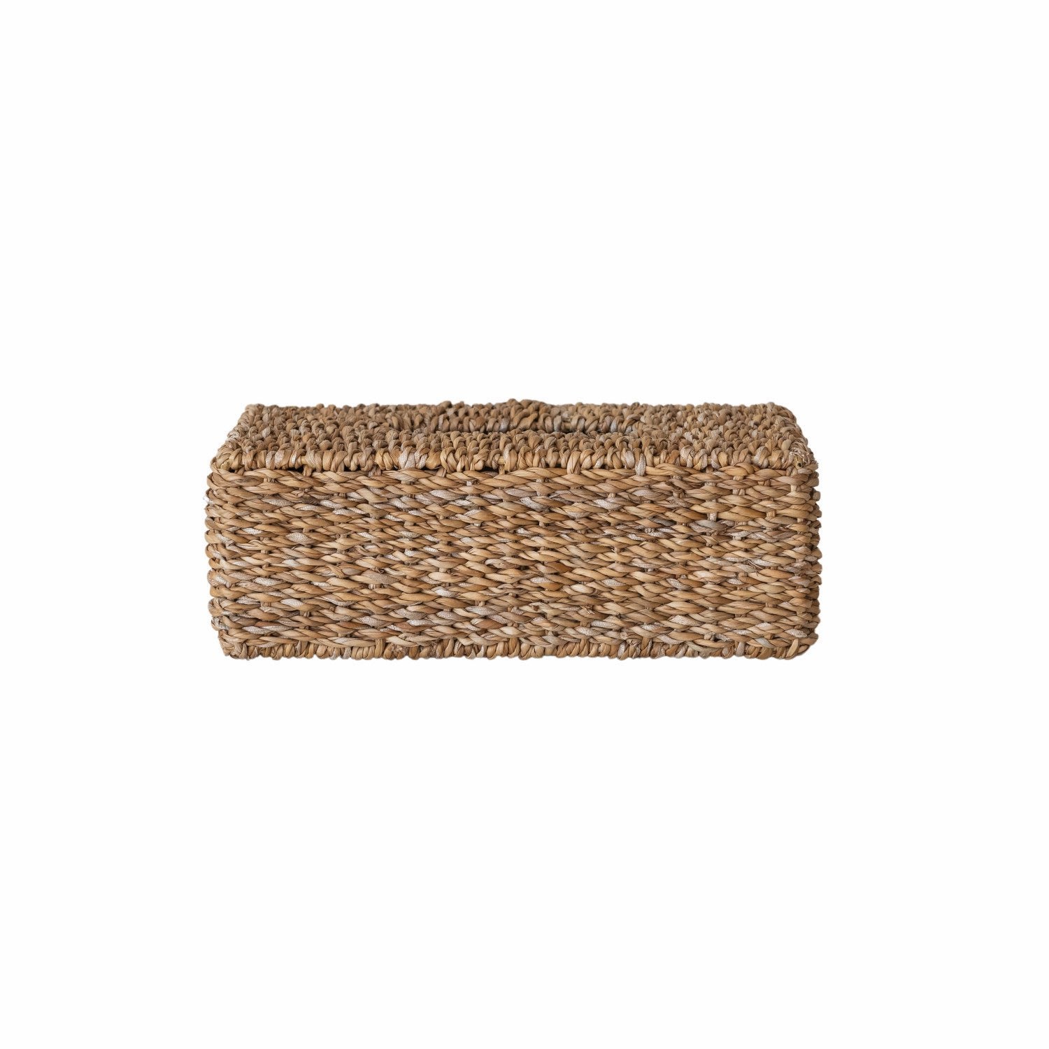 Hand-Woven Seagrass Tissue Box Cover