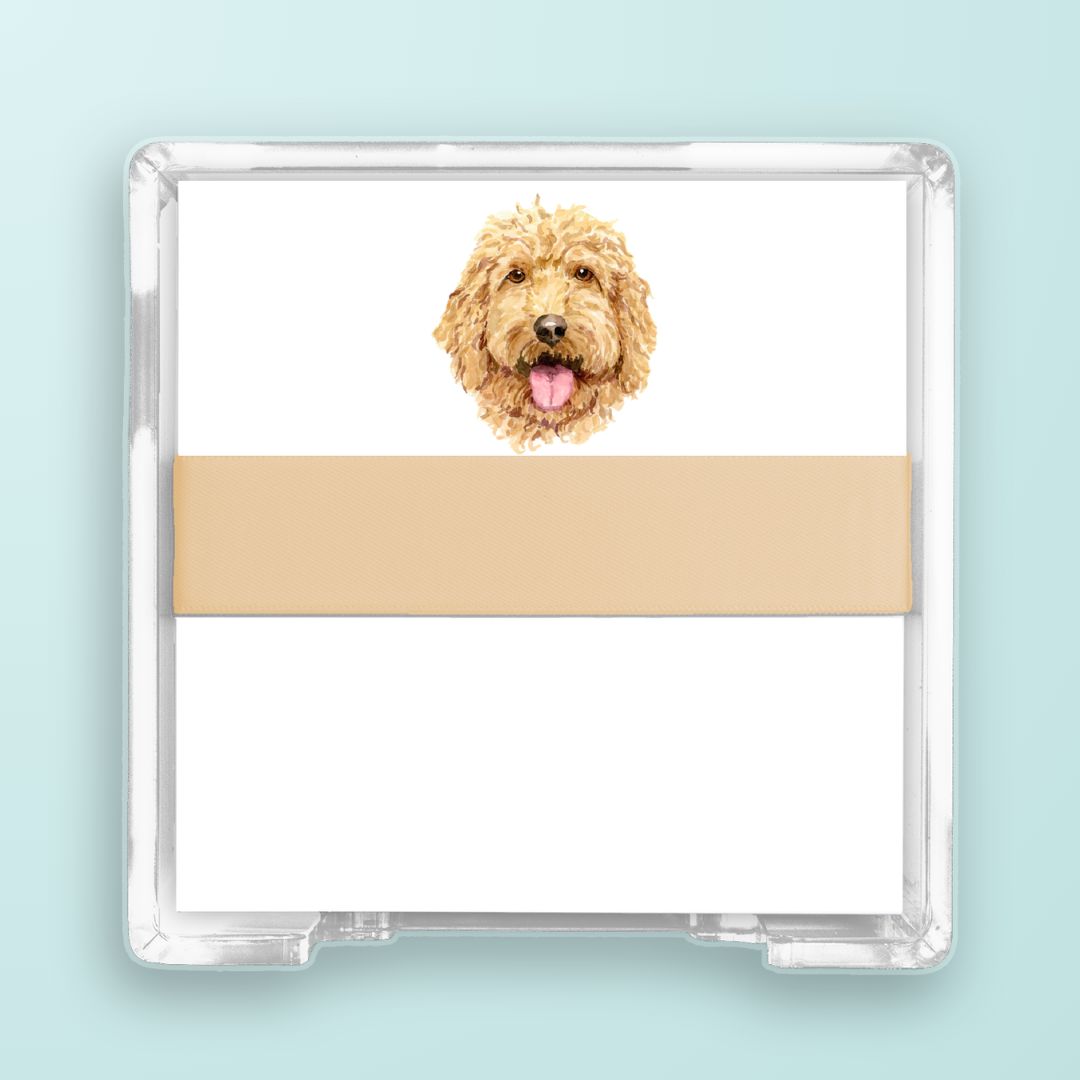Golden Doodle Desk Set