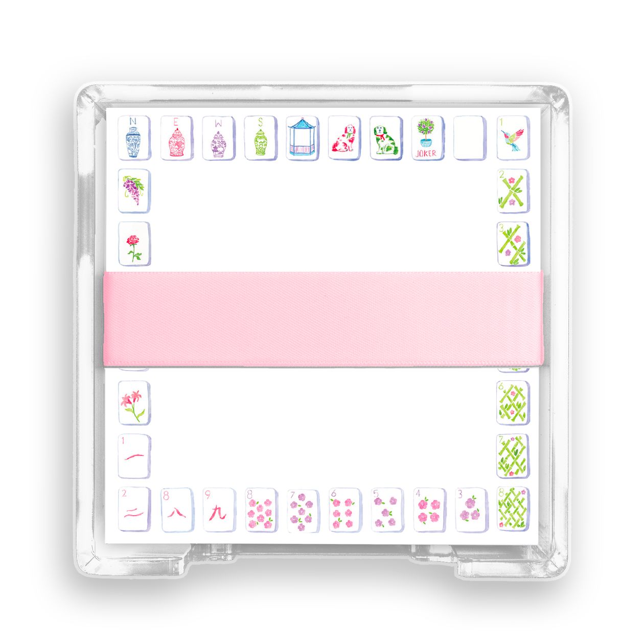 Mahjong Desk Set