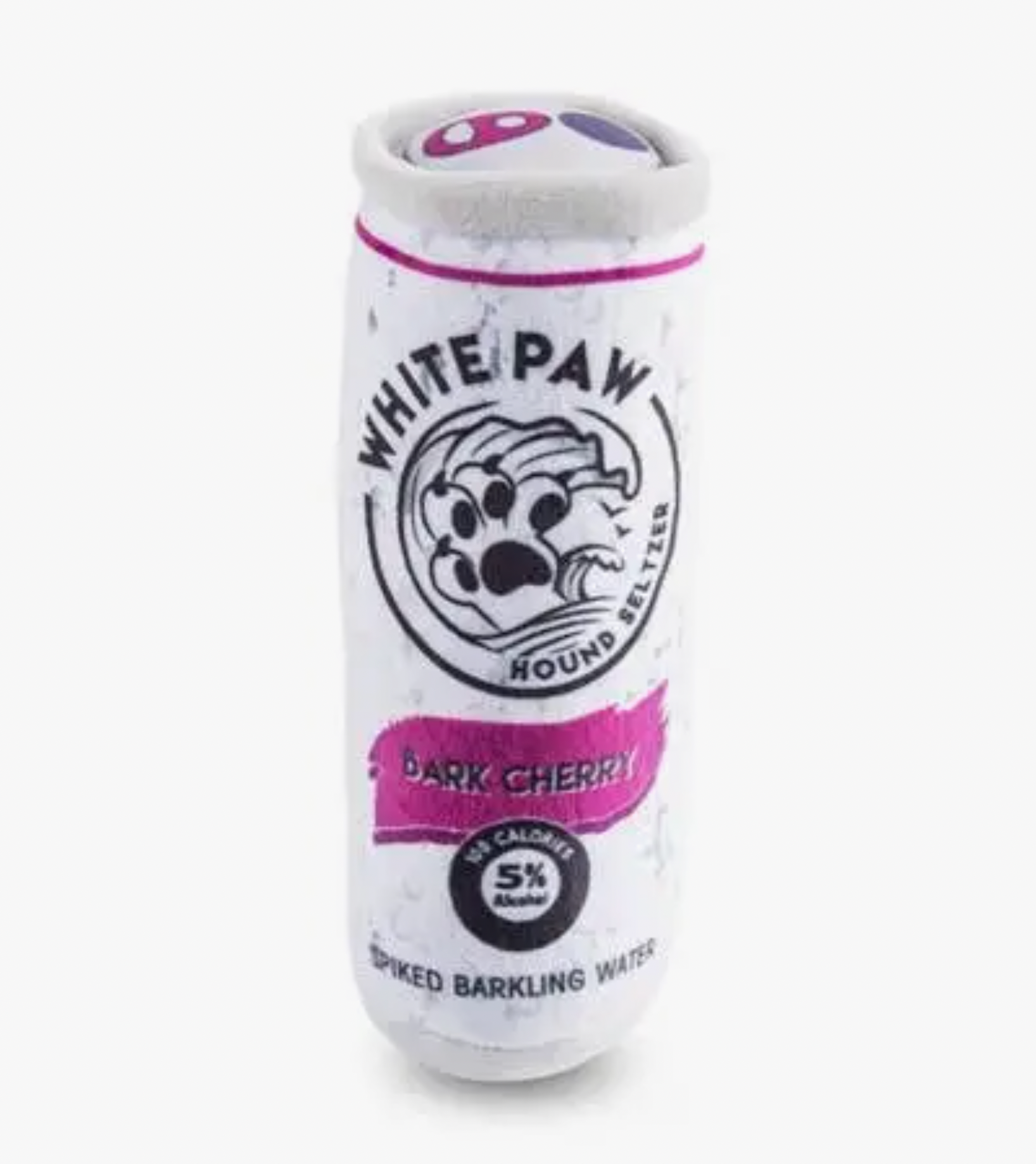 White Paw - Bark Cherry Squeaker Dog Toy