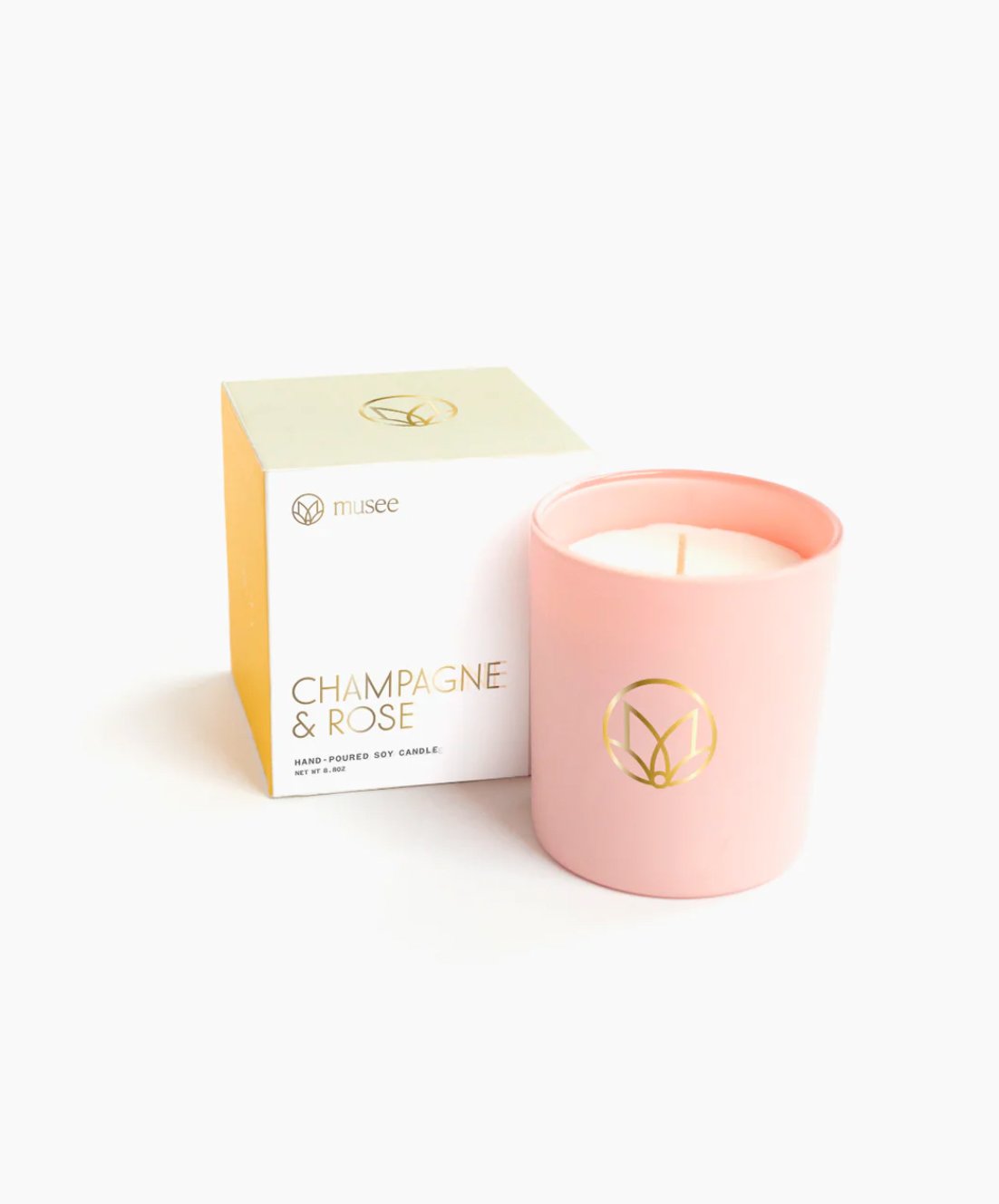 Champagne & Rose Soy Candle