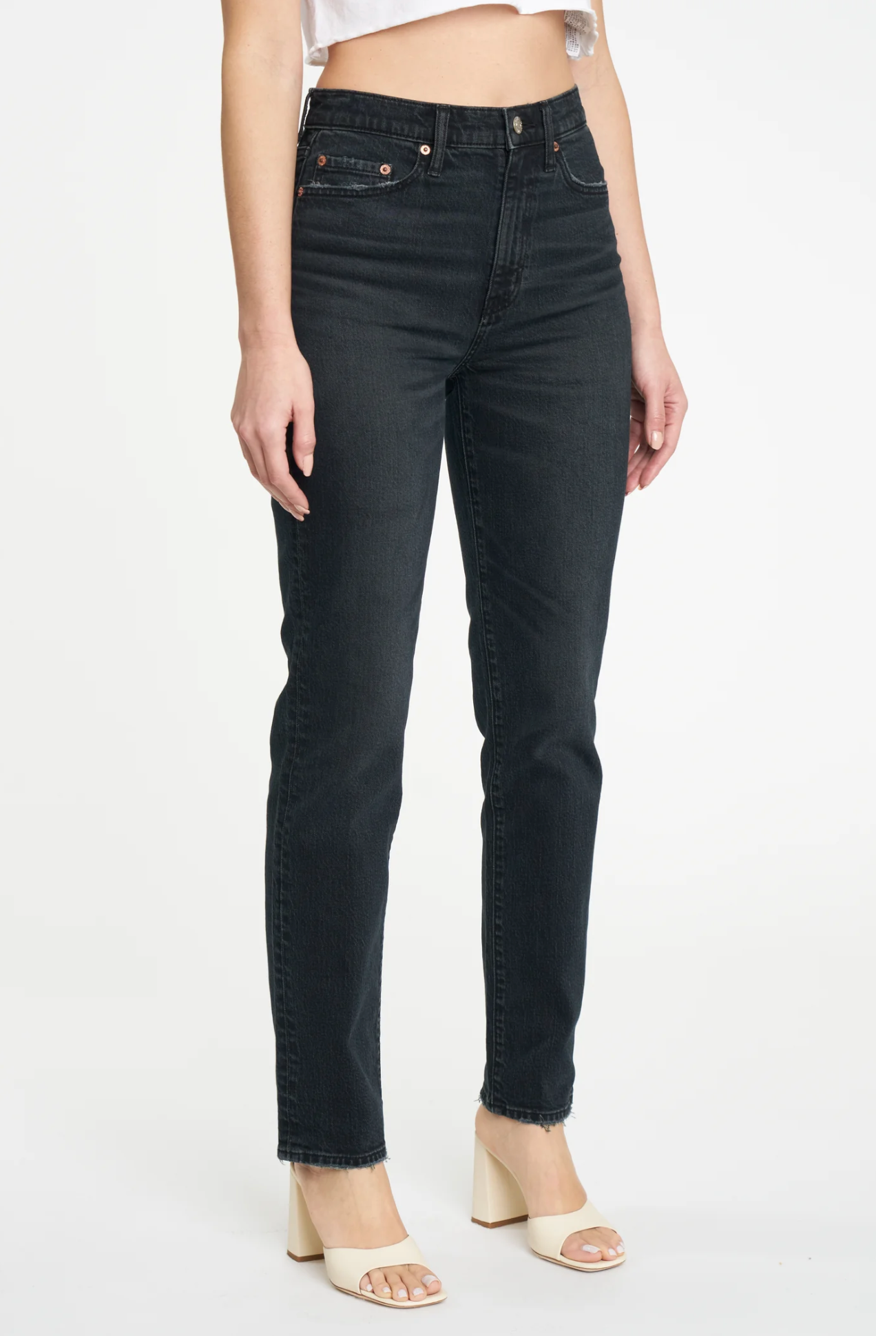 Smarty Pants High Rise Slim Straight Jeans | DAZE