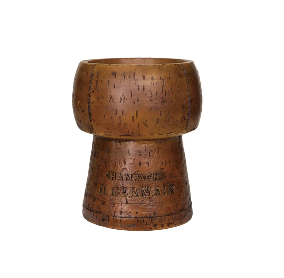 PRE-ORDER | Vintage Resin Cork Shaped Ice Bucket