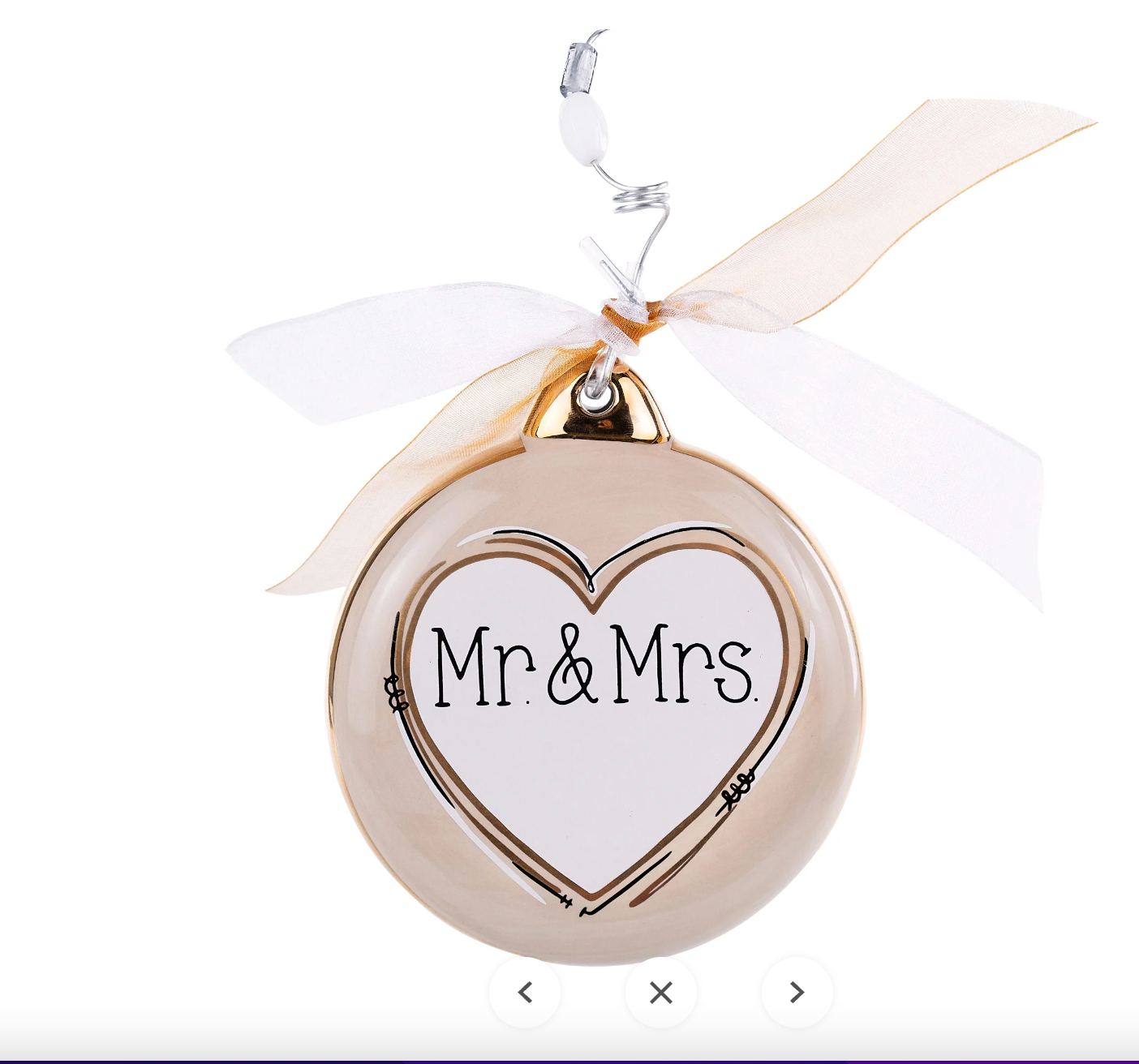 Our First Christmas Puff Ornament