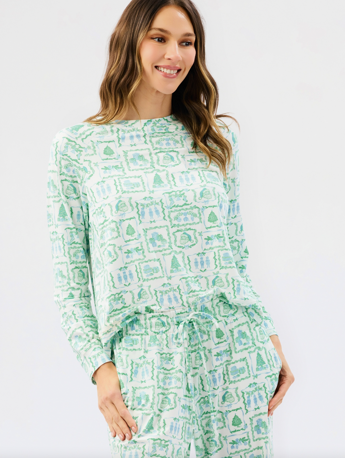 Yuletide Vignettes Pajama Set