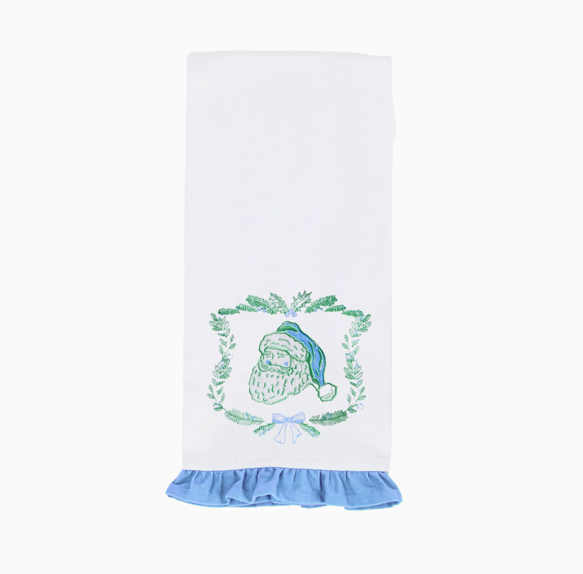 Yuletide Vignettes Santa Tea Towel