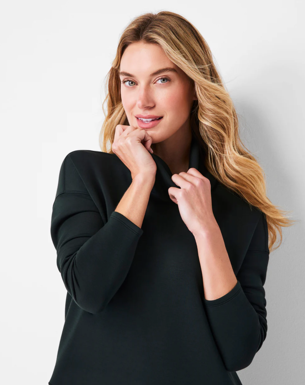 Spanx Airessentials Essex Green Turtleneck Tunic