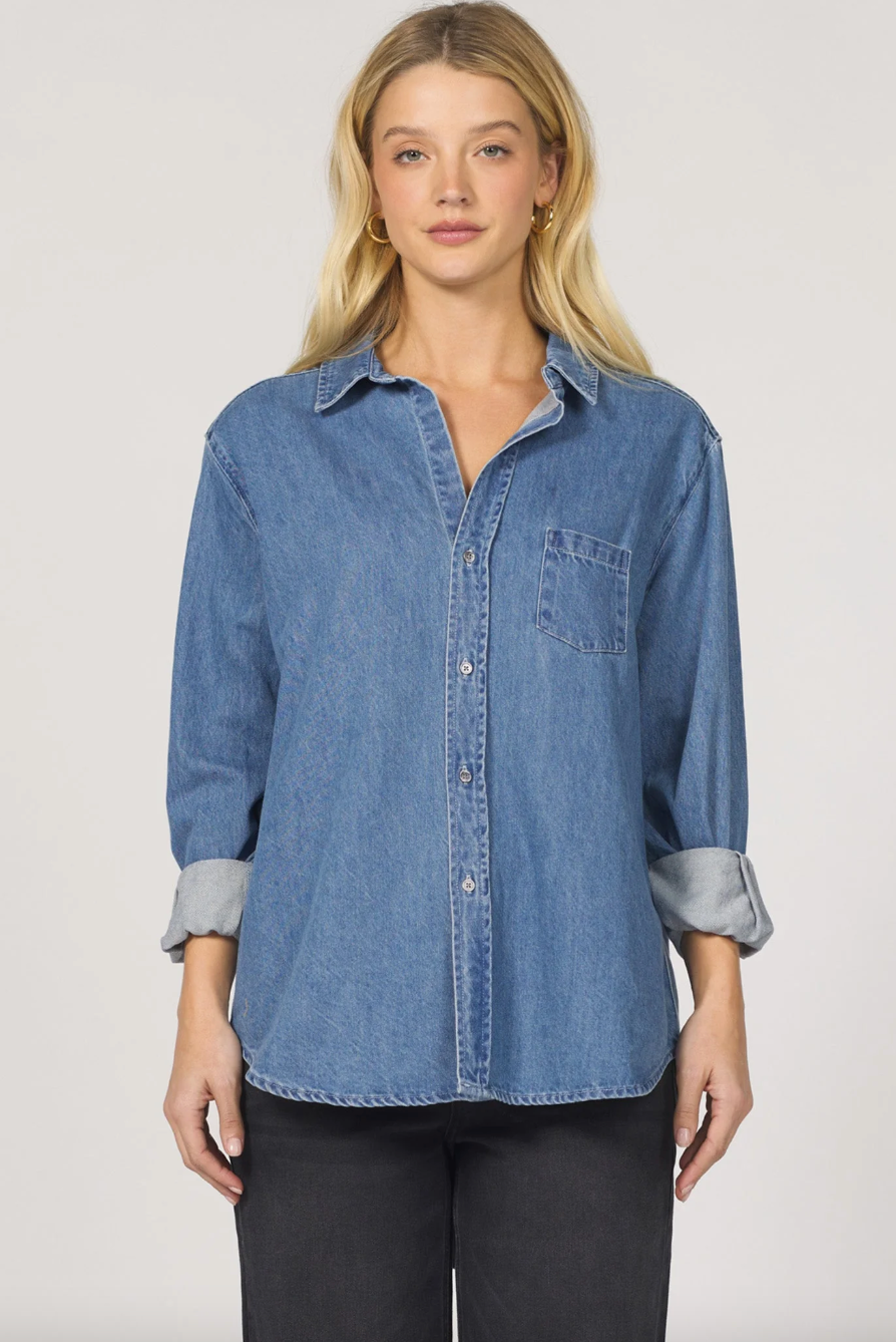 Galina Denim Top