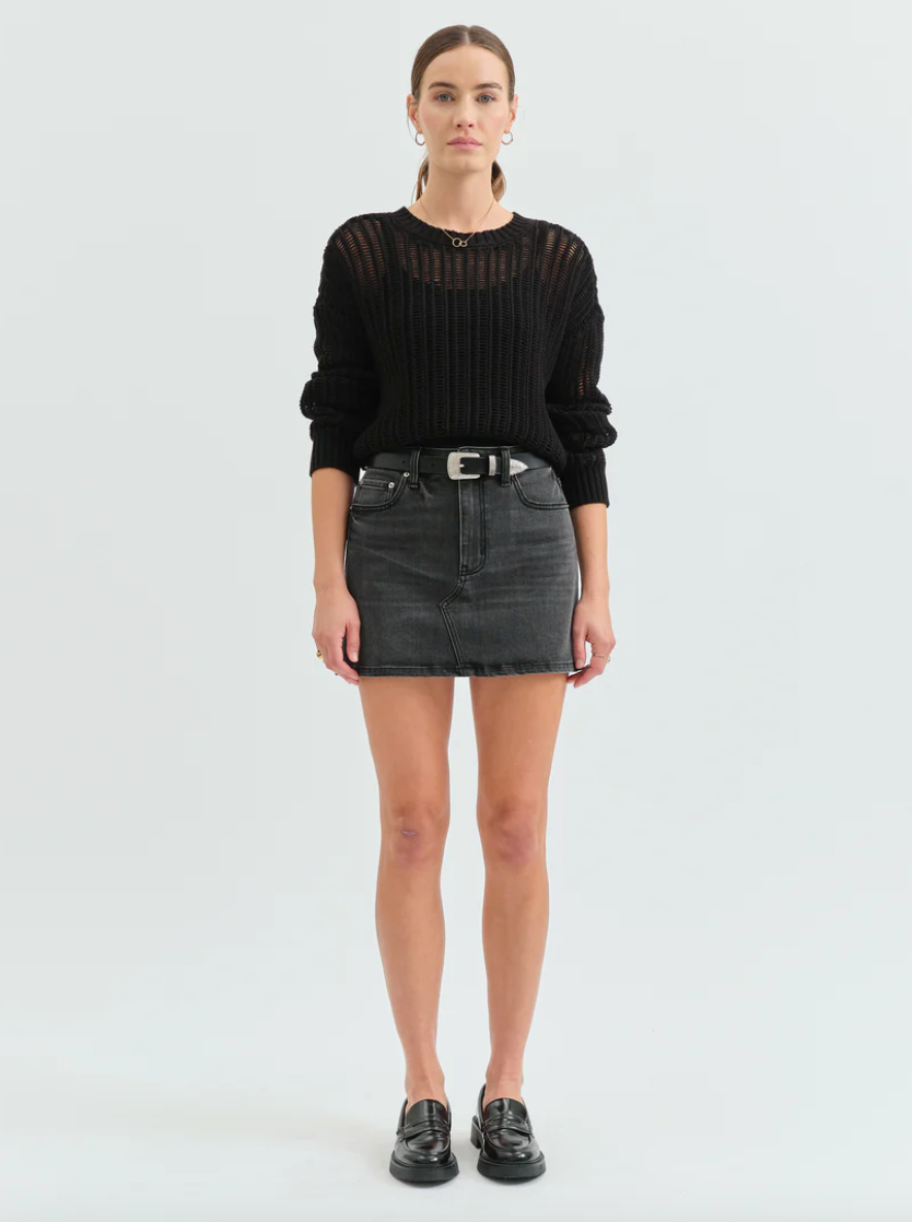 Malibu Mini Denim Skirt