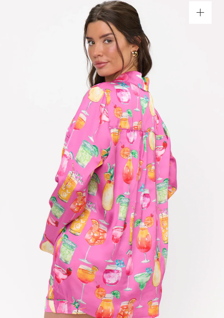Pink Sunset Cocktail Pajamas