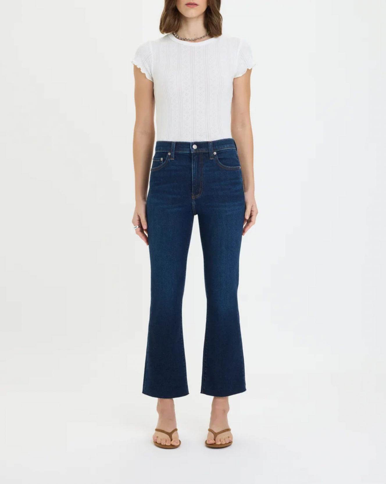 Serene Shy Girl Crop Flare