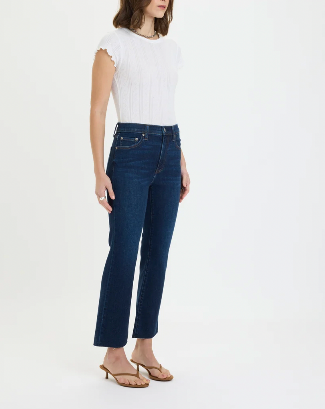 Serene Shy Girl Crop Flare