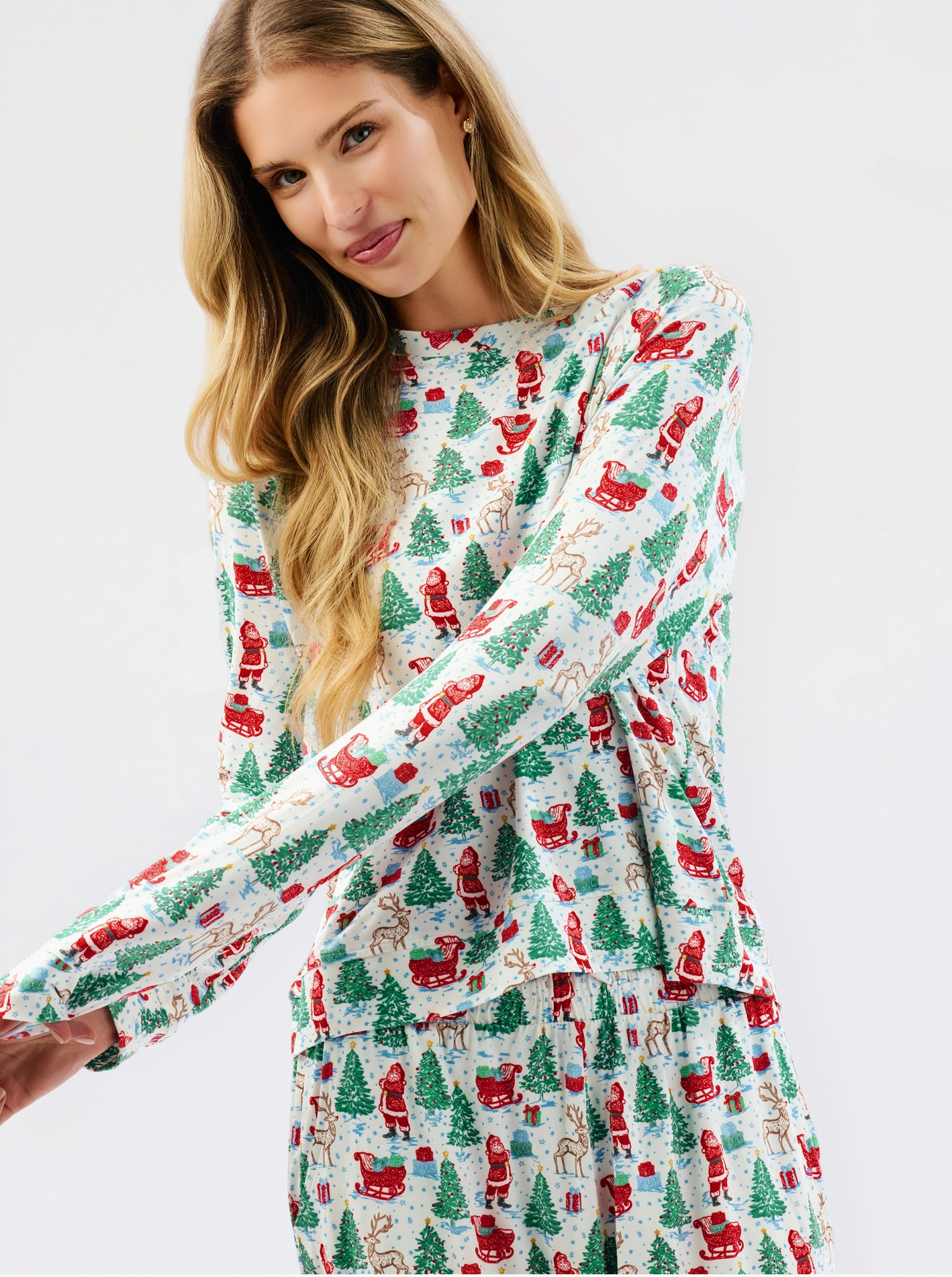 Tidings And Toile Pajama Set