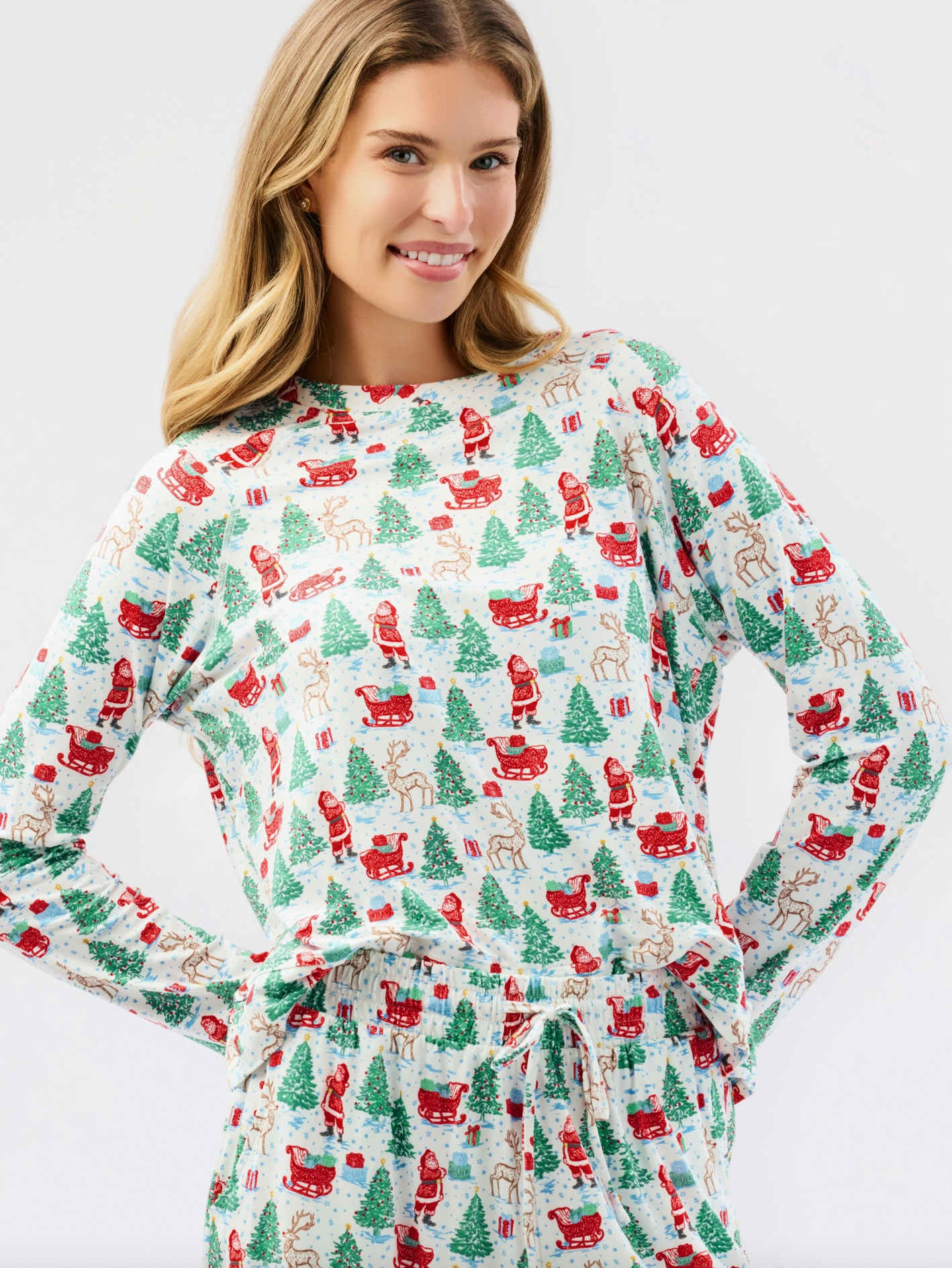 Tidings And Toile Pajama Set