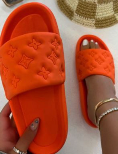 Louis Vuitton Waterfront Mule, Orange, 8.5